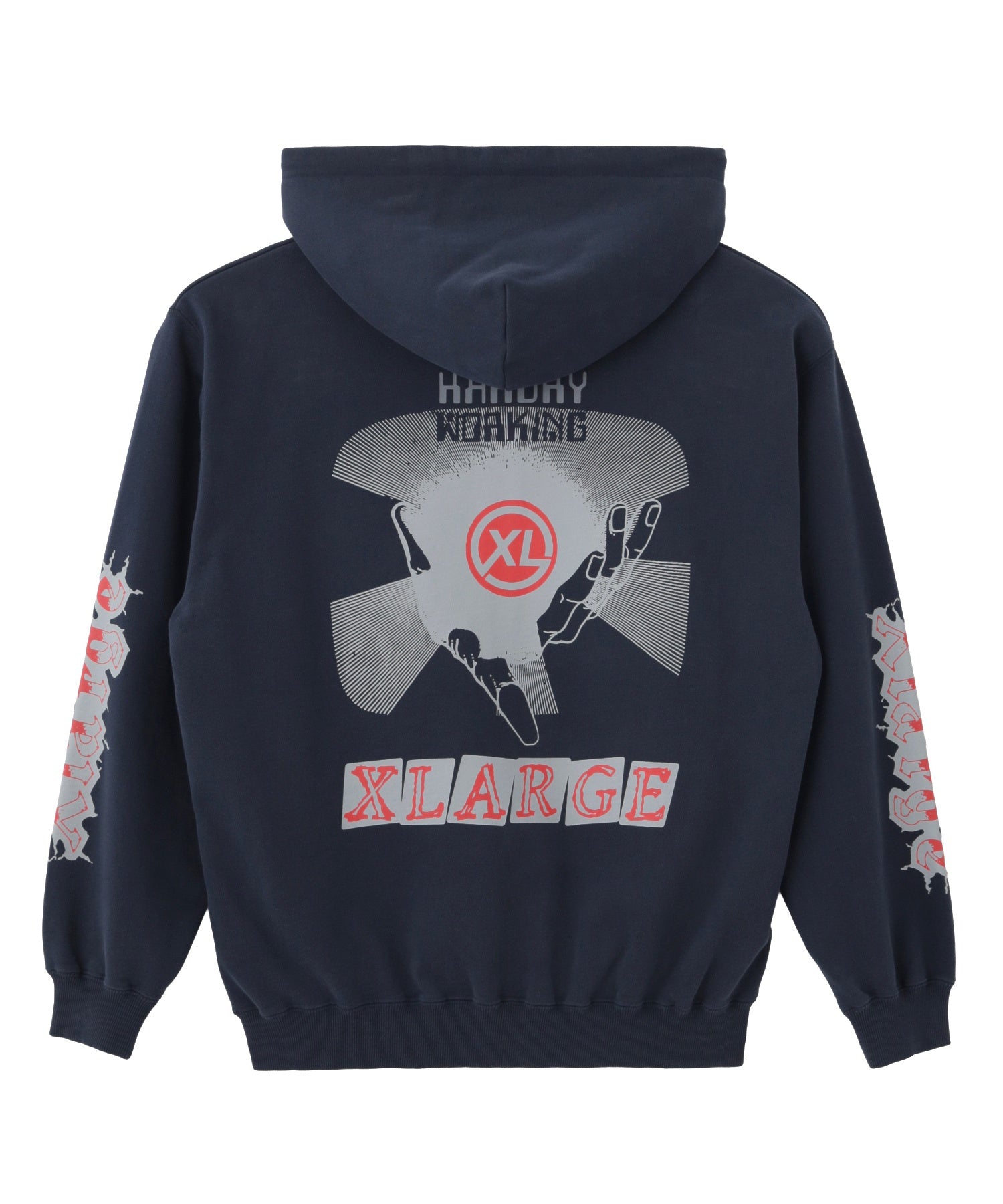 MULTI LOGO ZIP HOODED SWEATSHIRT
