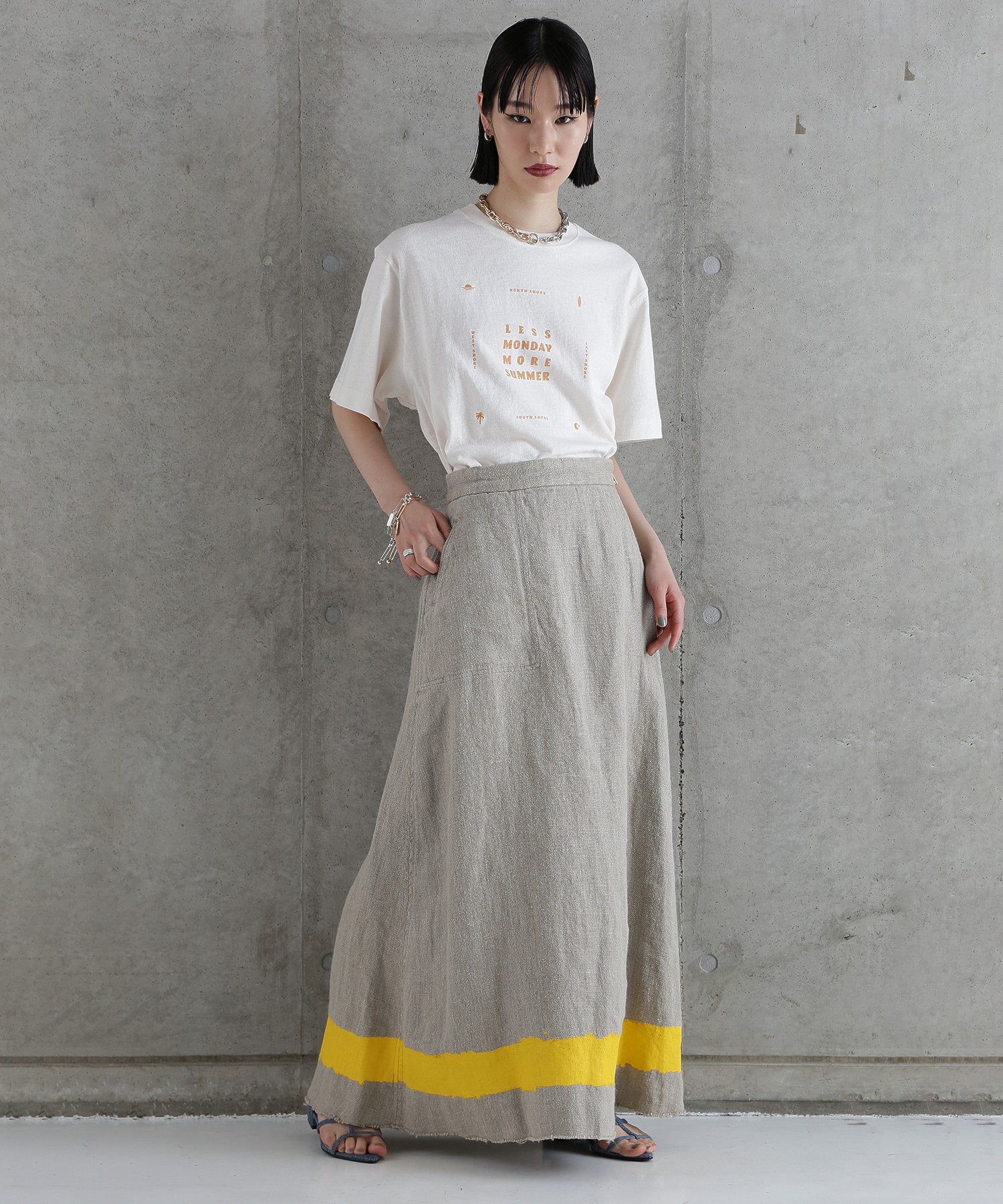 【WEB・一部店舗限定】麻ブレンドロゴTシャツ