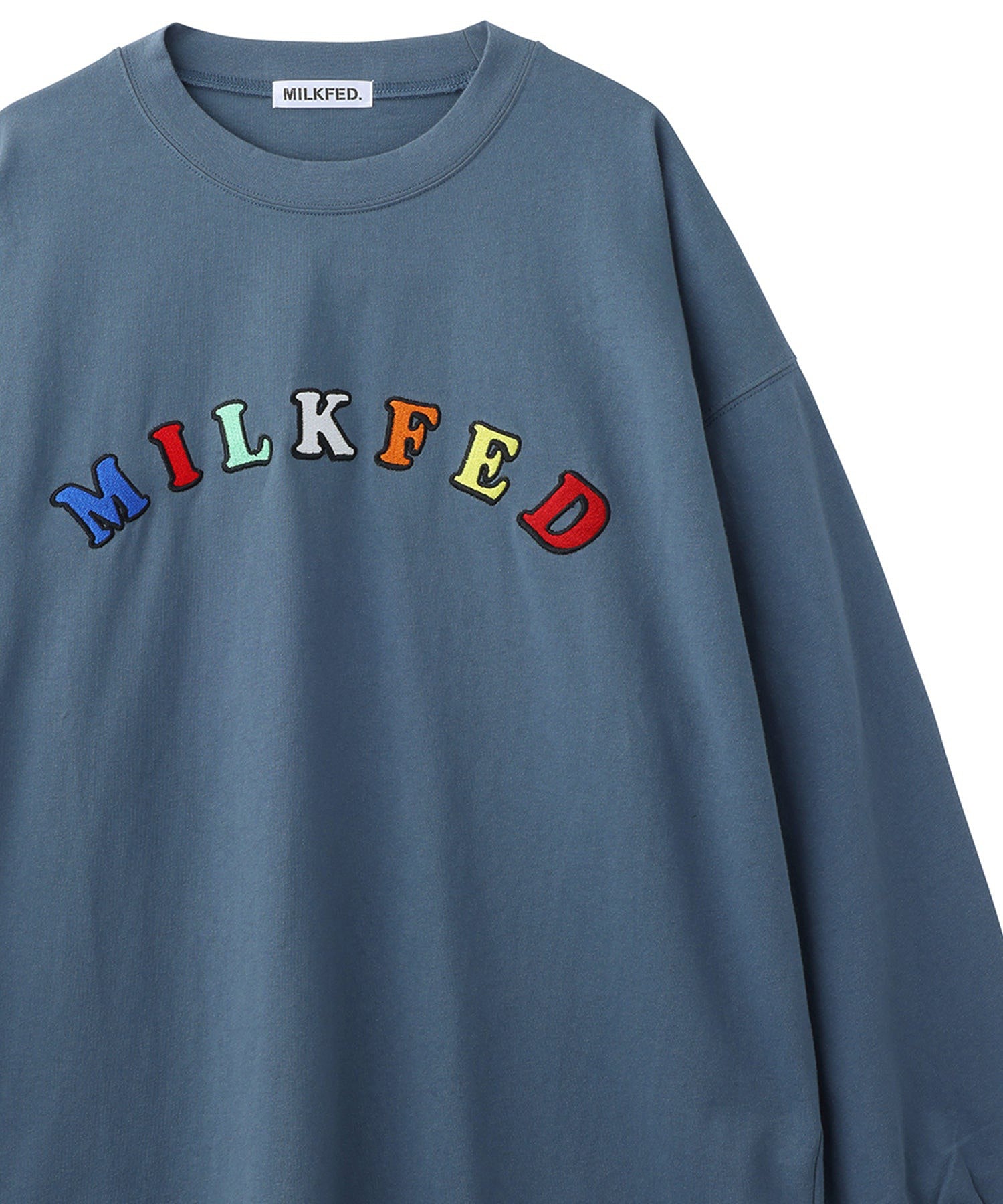 EMBROIDERYED ARCH LOGO L/S TOP MILKFED.