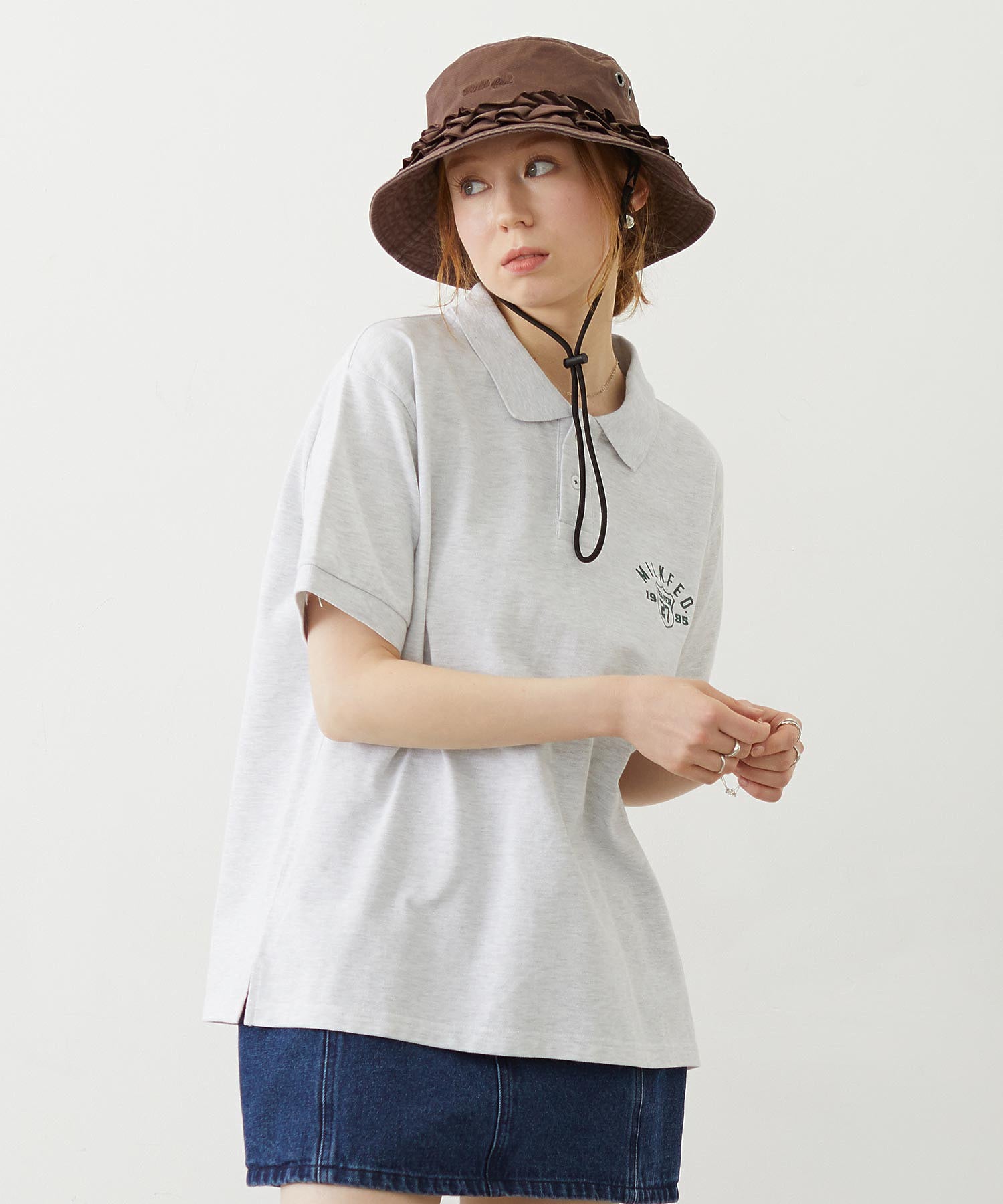 EMBLEM EMBROIDERED POLO SHIRT