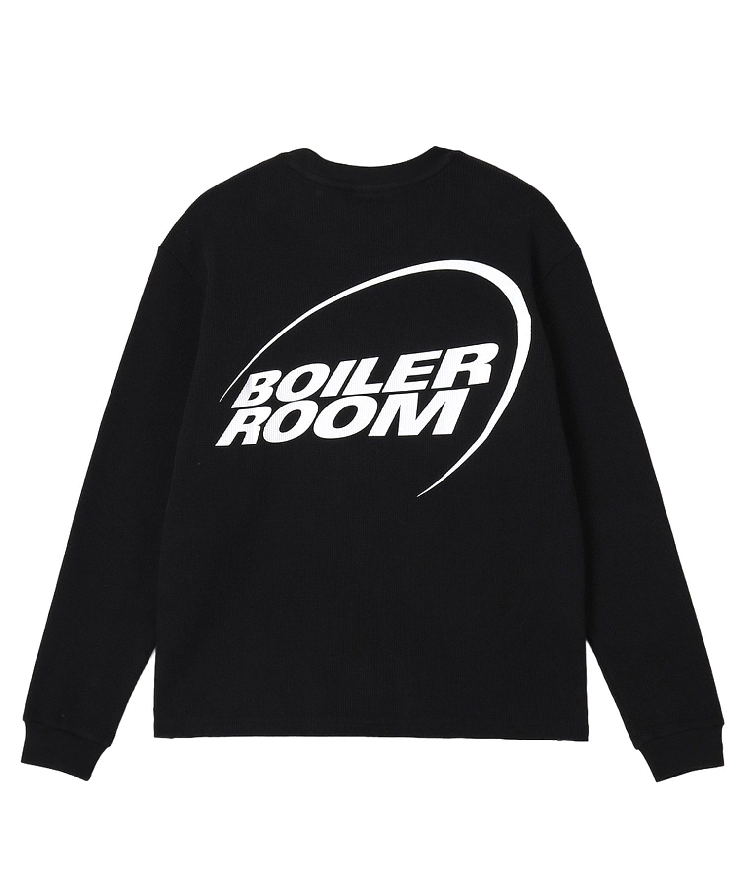 BOILER ROOM/ボイラールーム/WAFFLE LONG SLEEVE AW25LS01BLK