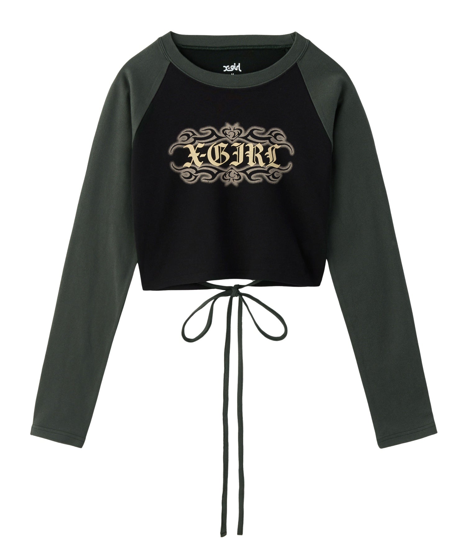 FADED TRIBAL LOGO RAGLAN L/S BABY TEE