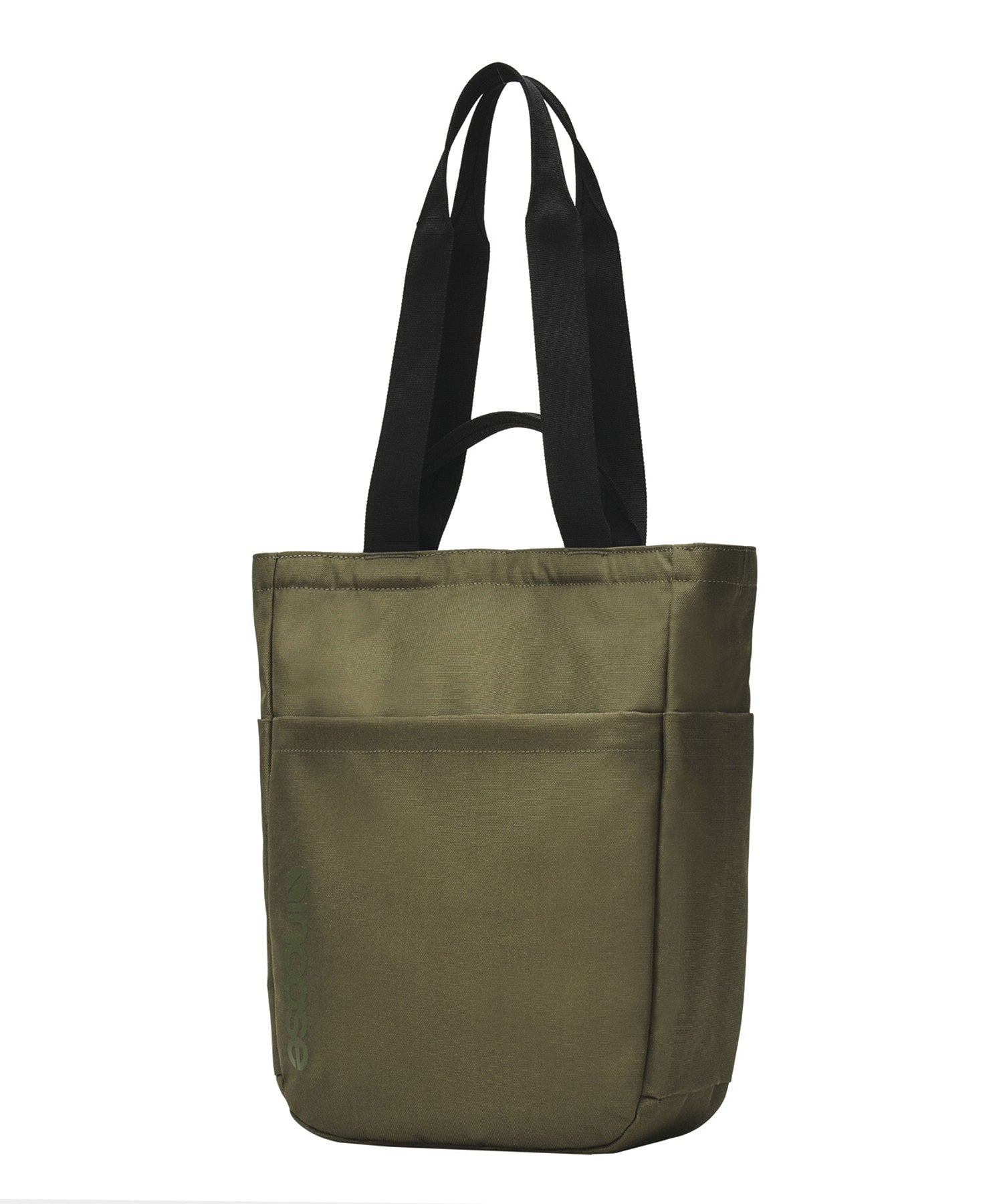 Grid 2-Way Tote Bag - Olive