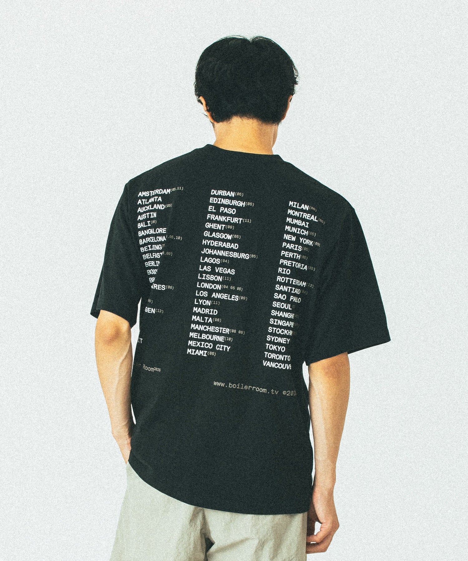 BOILER ROOM/ボイラールーム/WORLD TOUR TEE SS25SS11