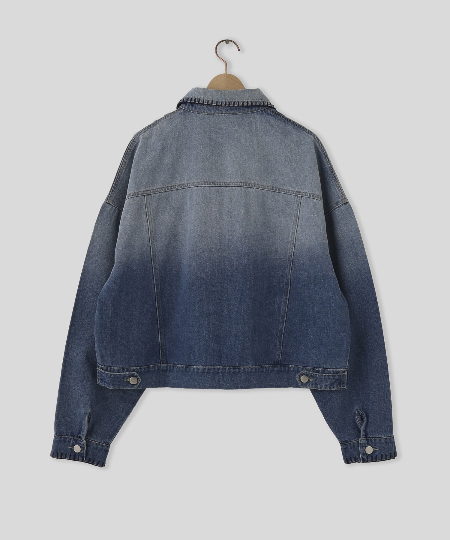 PAS UNE MARQUE/パ・ズュヌ・マルク/HAND-EMBROIDERED DISTRESSED DENIM PAS-709