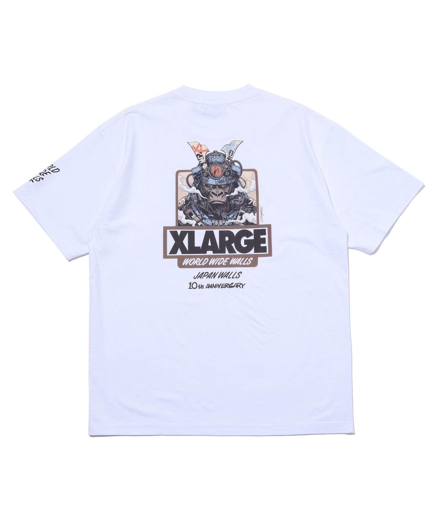 XLARGE x Dragon76 x JAPAN WALLS S/S TEE calif-ART