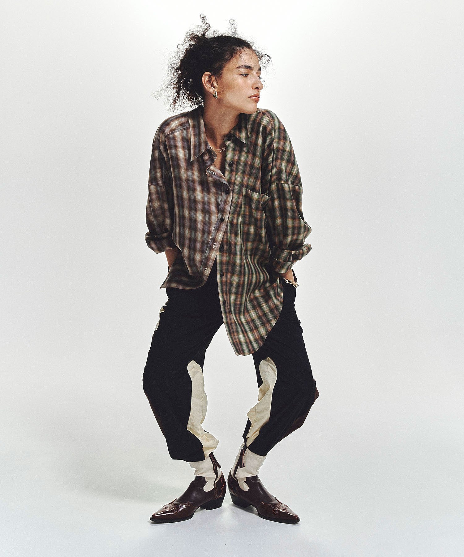 mici/ASYMMETRY SHIRT