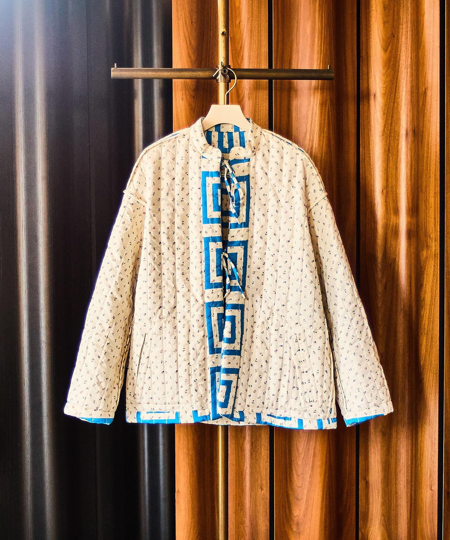 INDIA IS BEAUTIFUL/REVERSIBLE QUILTING JACKET