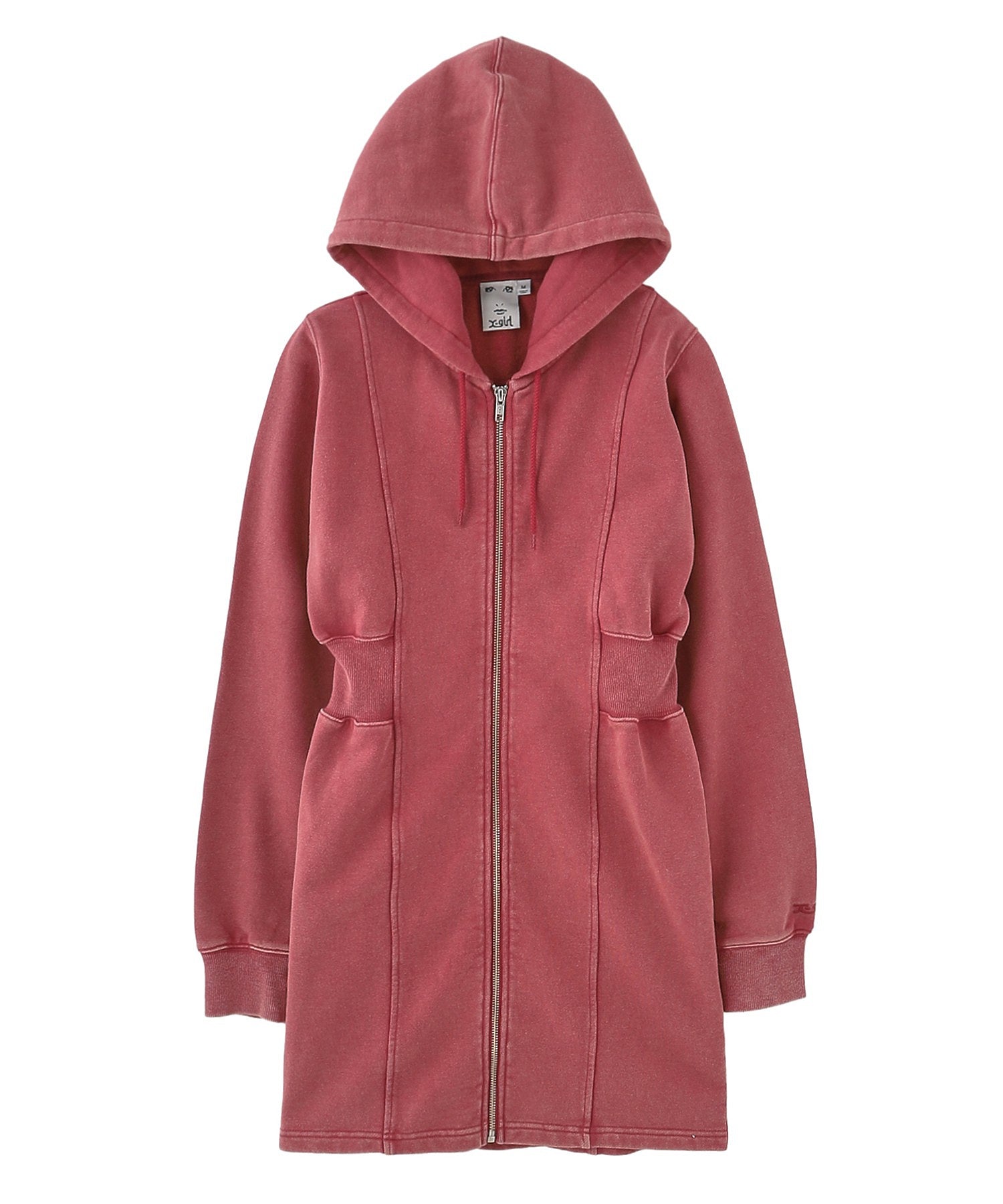 DUSTY ZIP UP SWEAT HOODIE DRESS