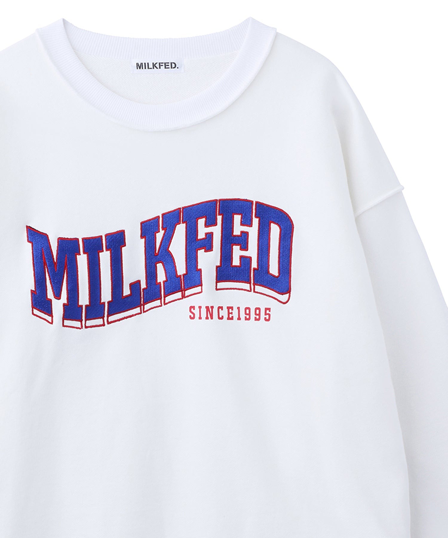 WAVE LOGO SWEAT TOP MILKFED.