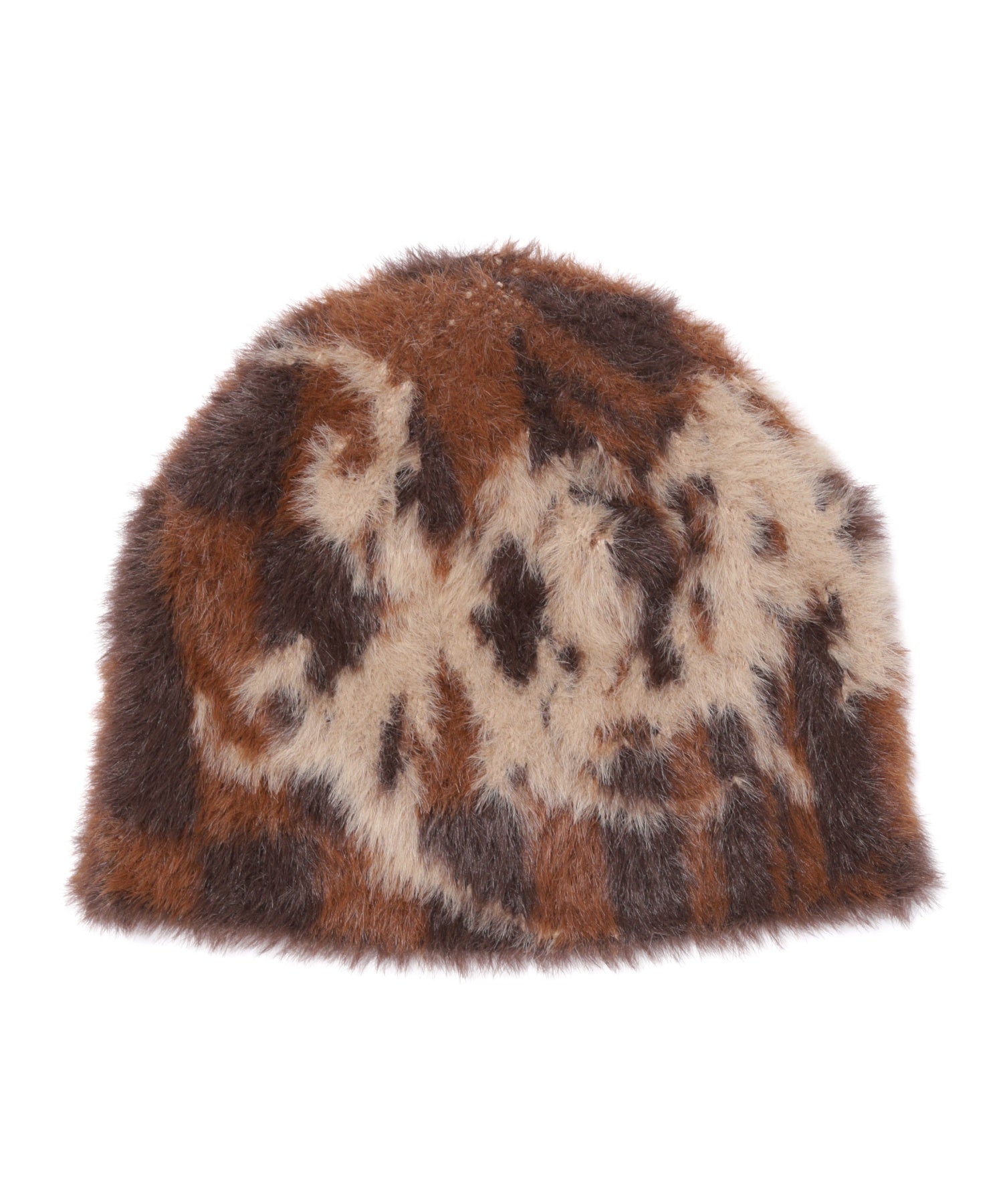 FAUX MOHAIR BEANIE