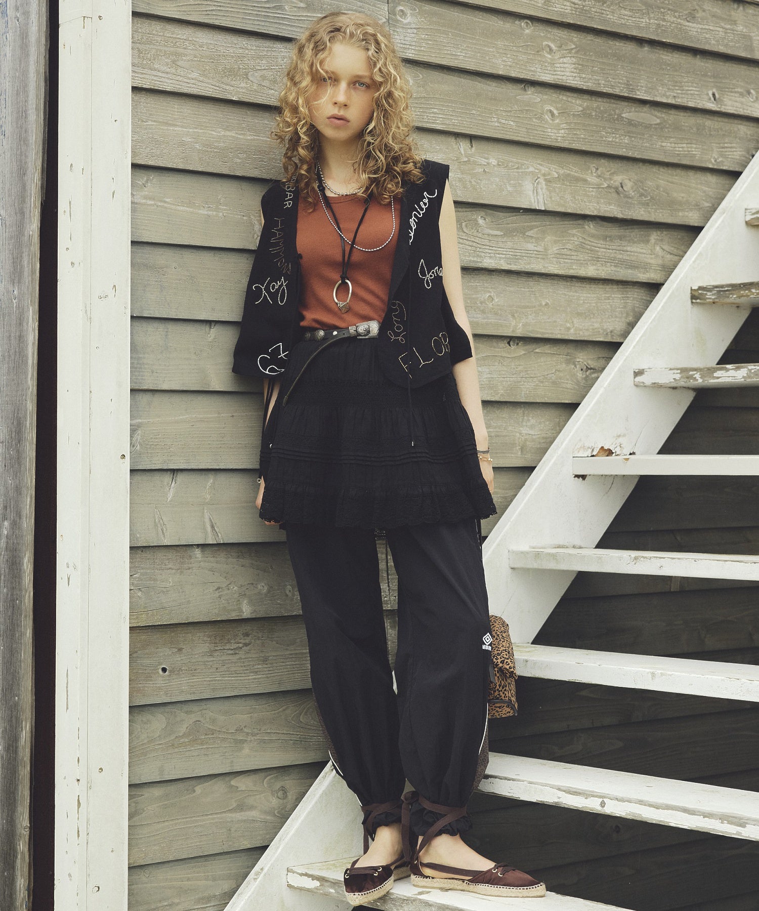 mag.by c/COTTON FRILL SKIRT