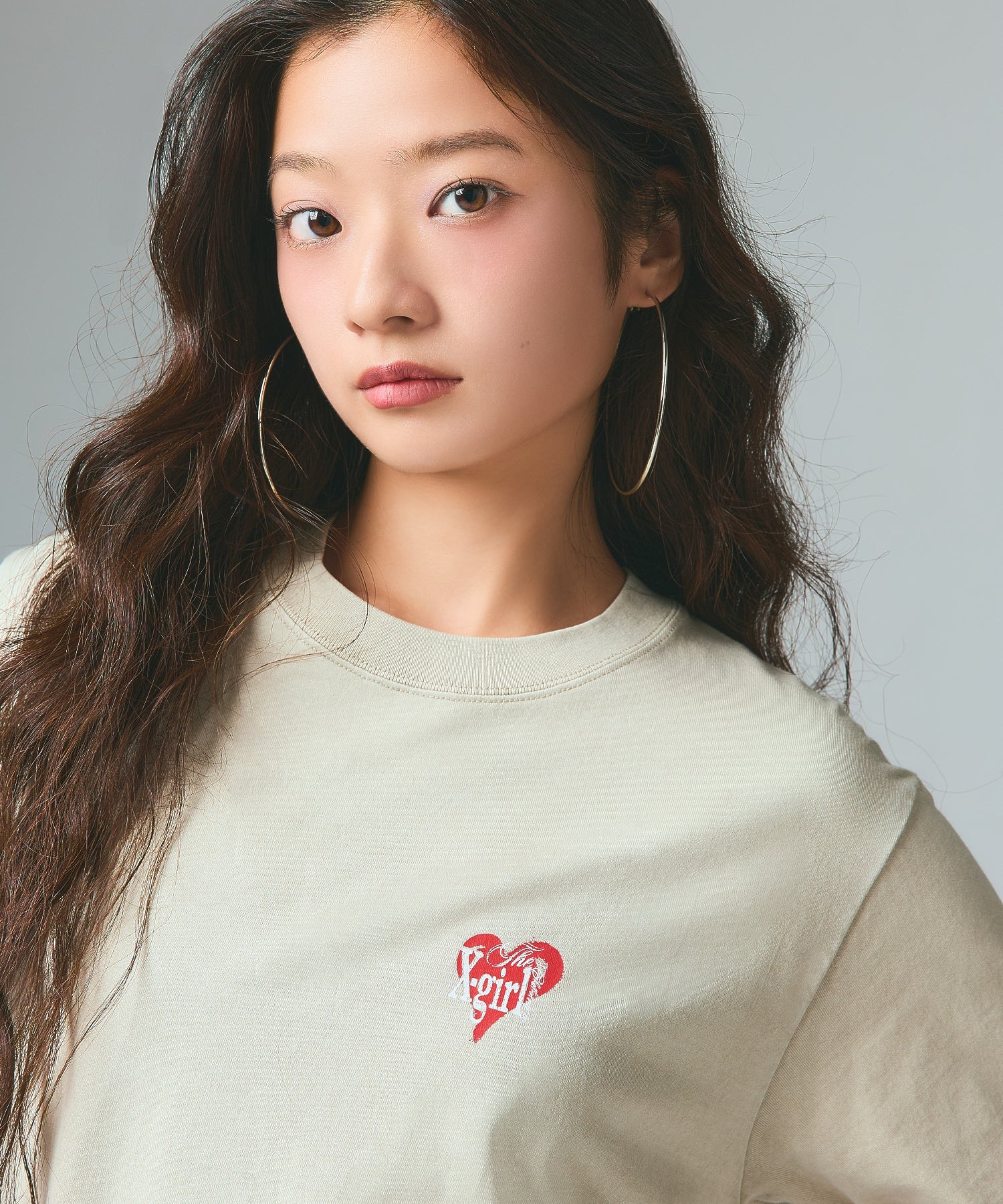 FADED HEART ROSE LOGO S/S TEE