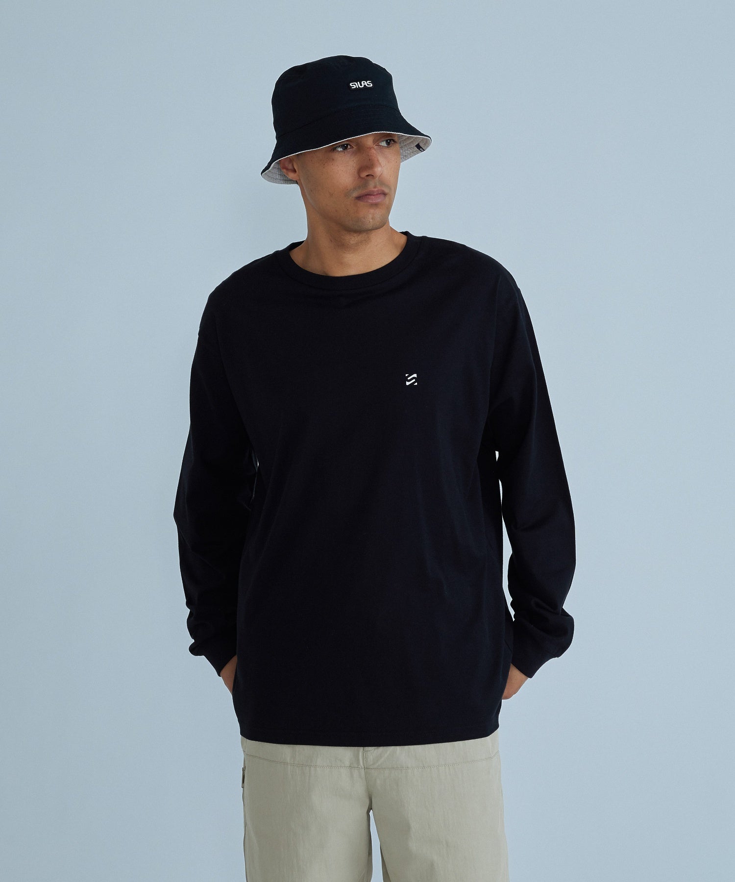 STRIPED SLEEVE L/S TEE