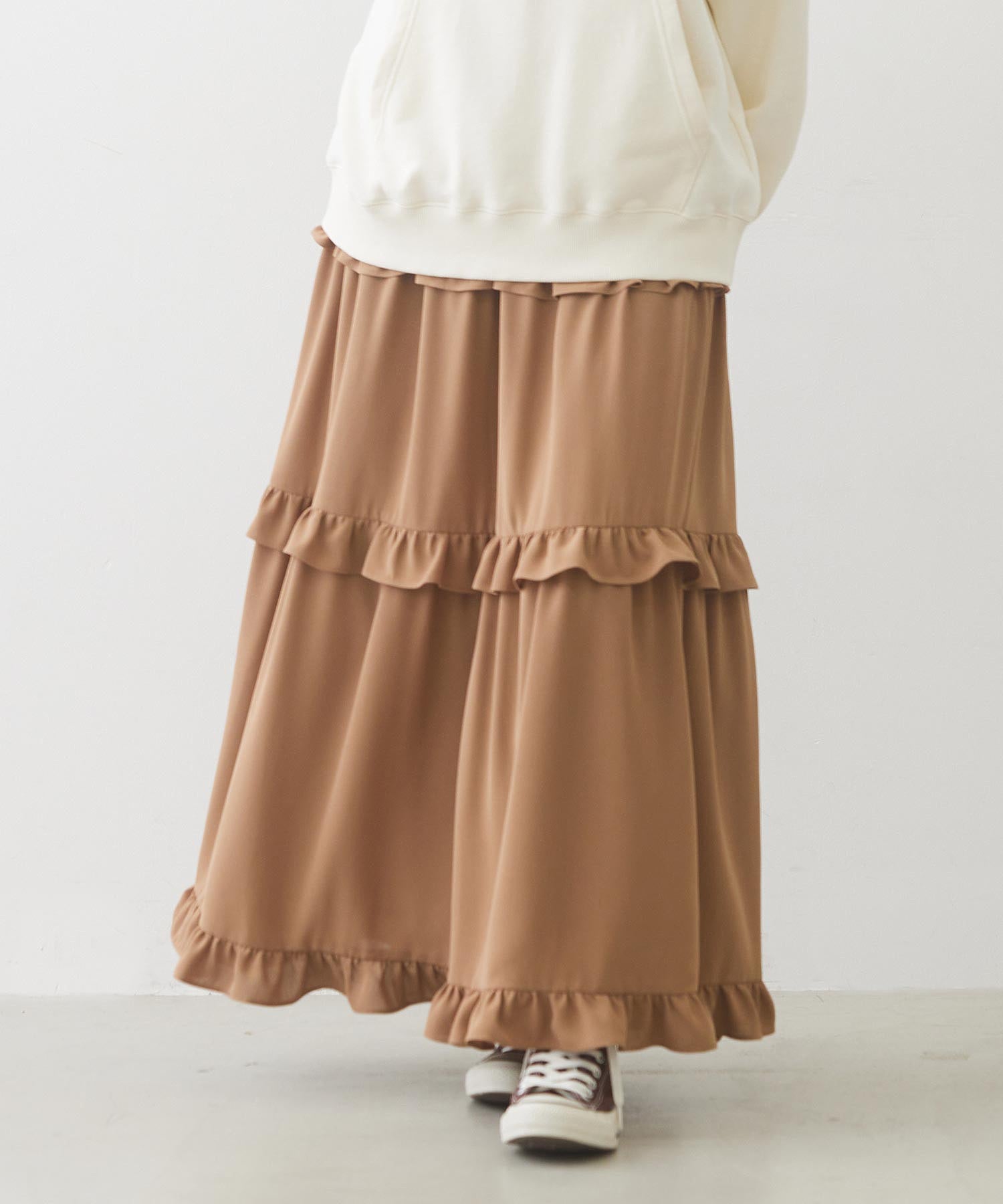 FRILL TIERED SKIRT