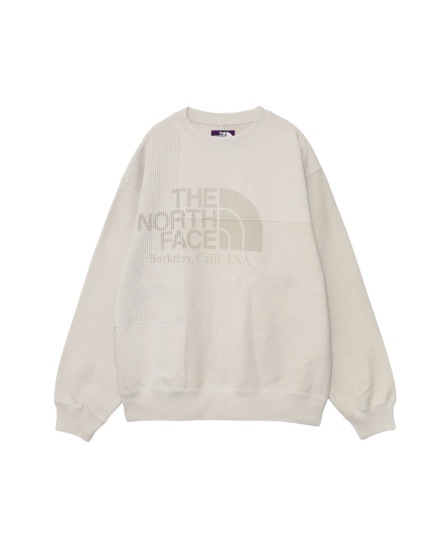 THE NORTH FACE Purple Label/FIELD PATCHWORKED CREWNECK