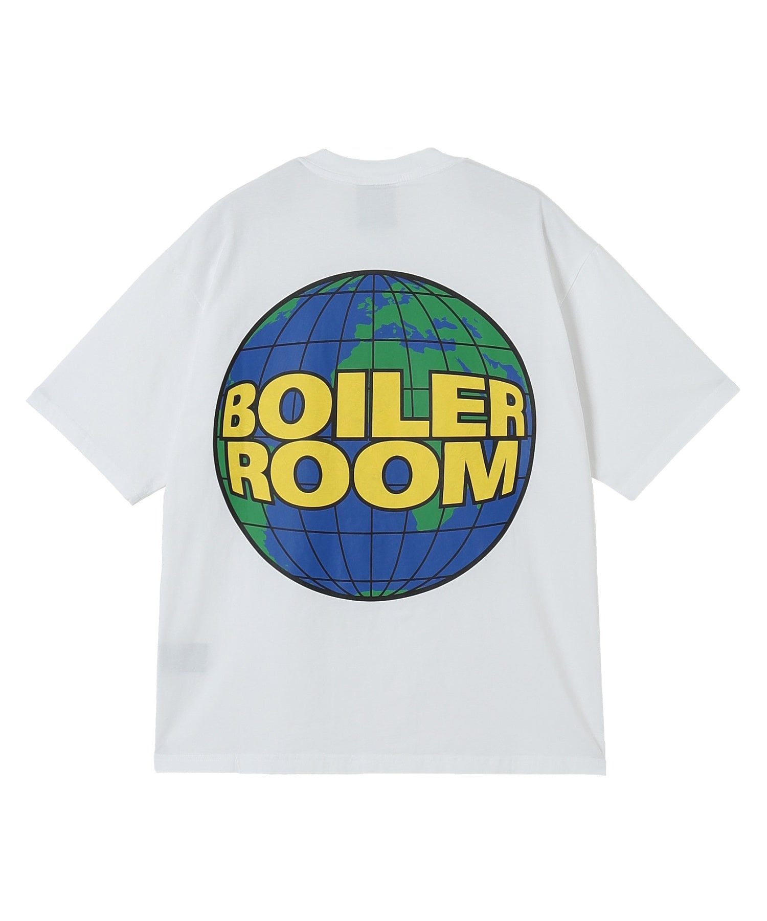 BOILER ROOM/ボイラールーム/GLOBE LOGO T-SHIRT AW25SS35WHT