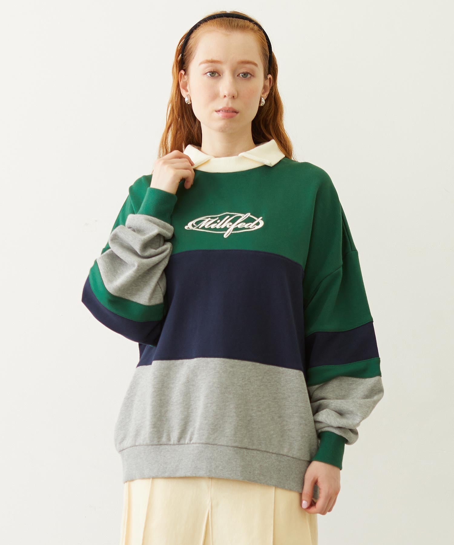 PANELED COLOR BLOCK TOP