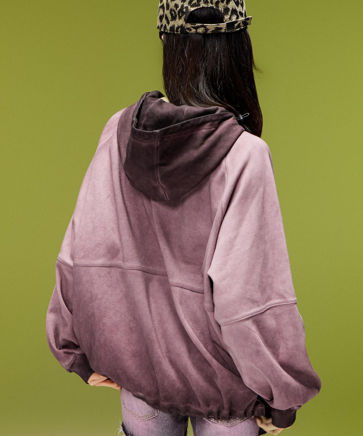 FADED ANORAK SWEATSHIRT