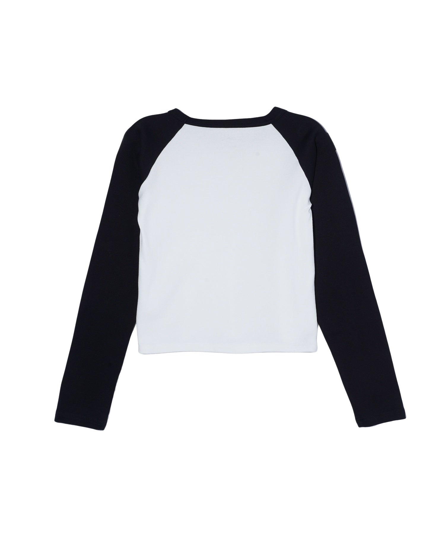 RHINESTONE SCRIPT LOGO L/S RAGLAN BABY TEE