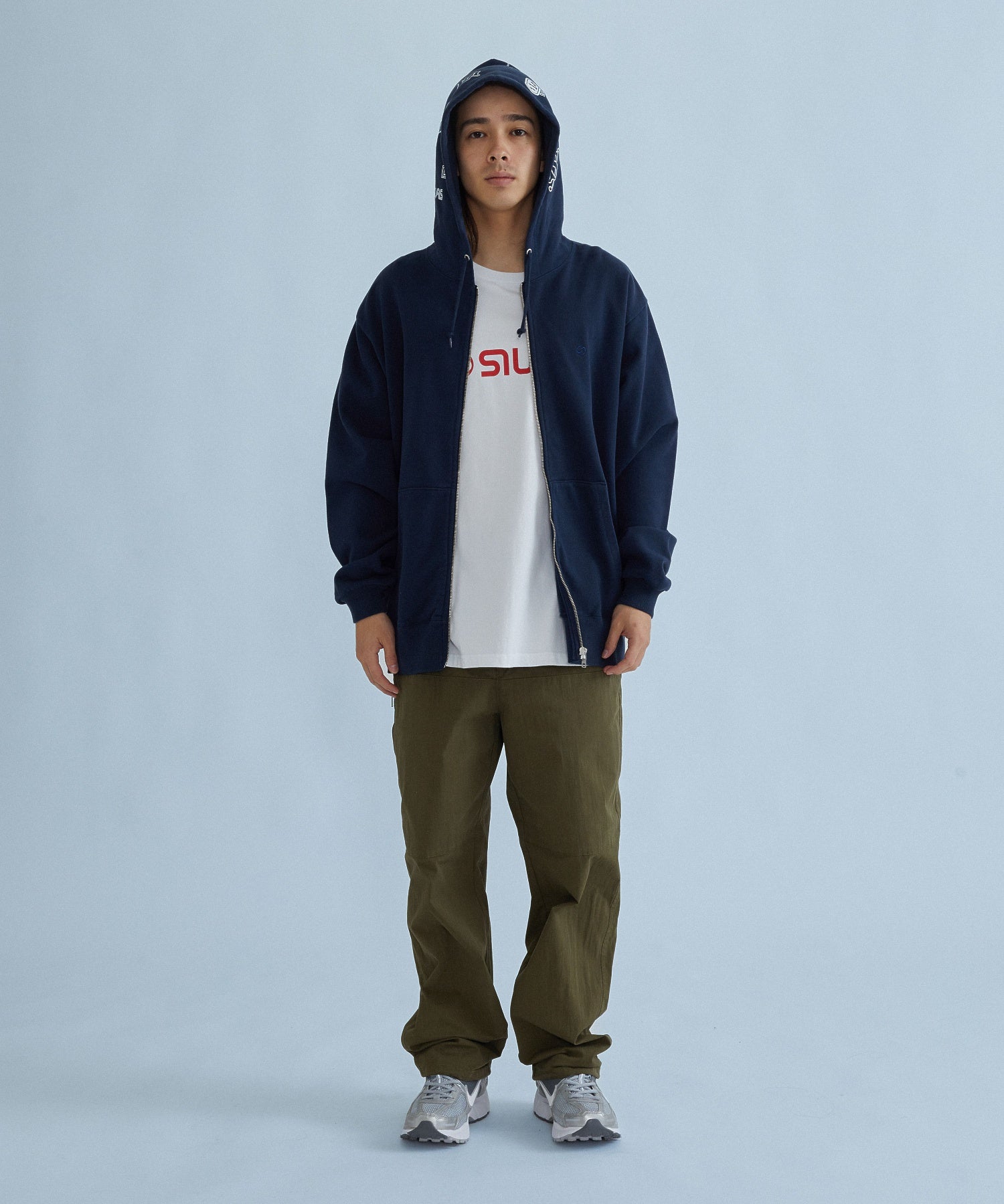 ARCHIVE MASHUP HOODED ZIP SWEATSHIRT