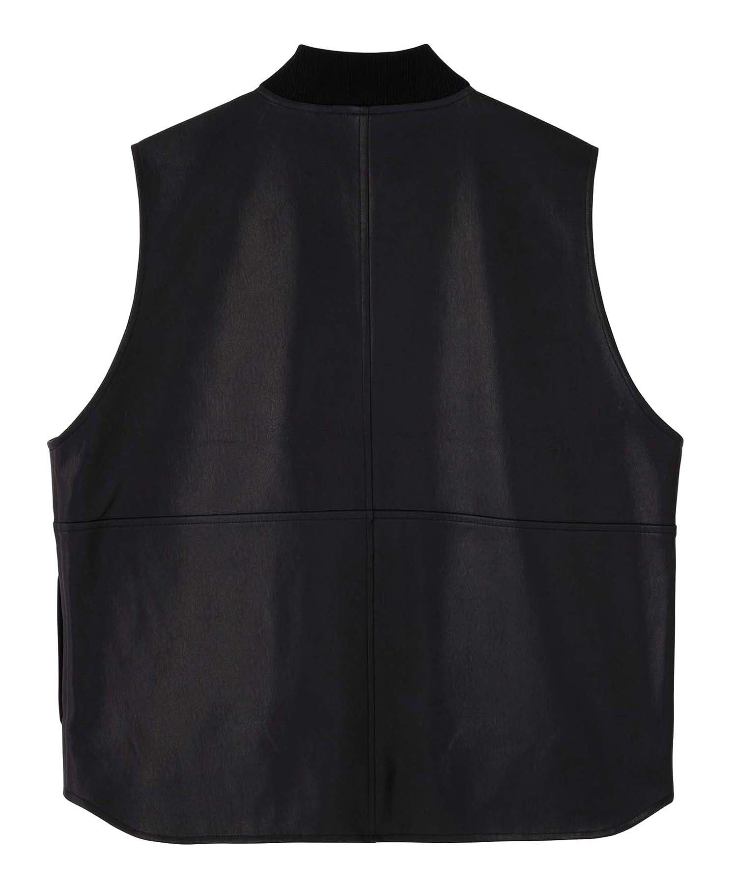 FAUX LEATHER VEST X-girl