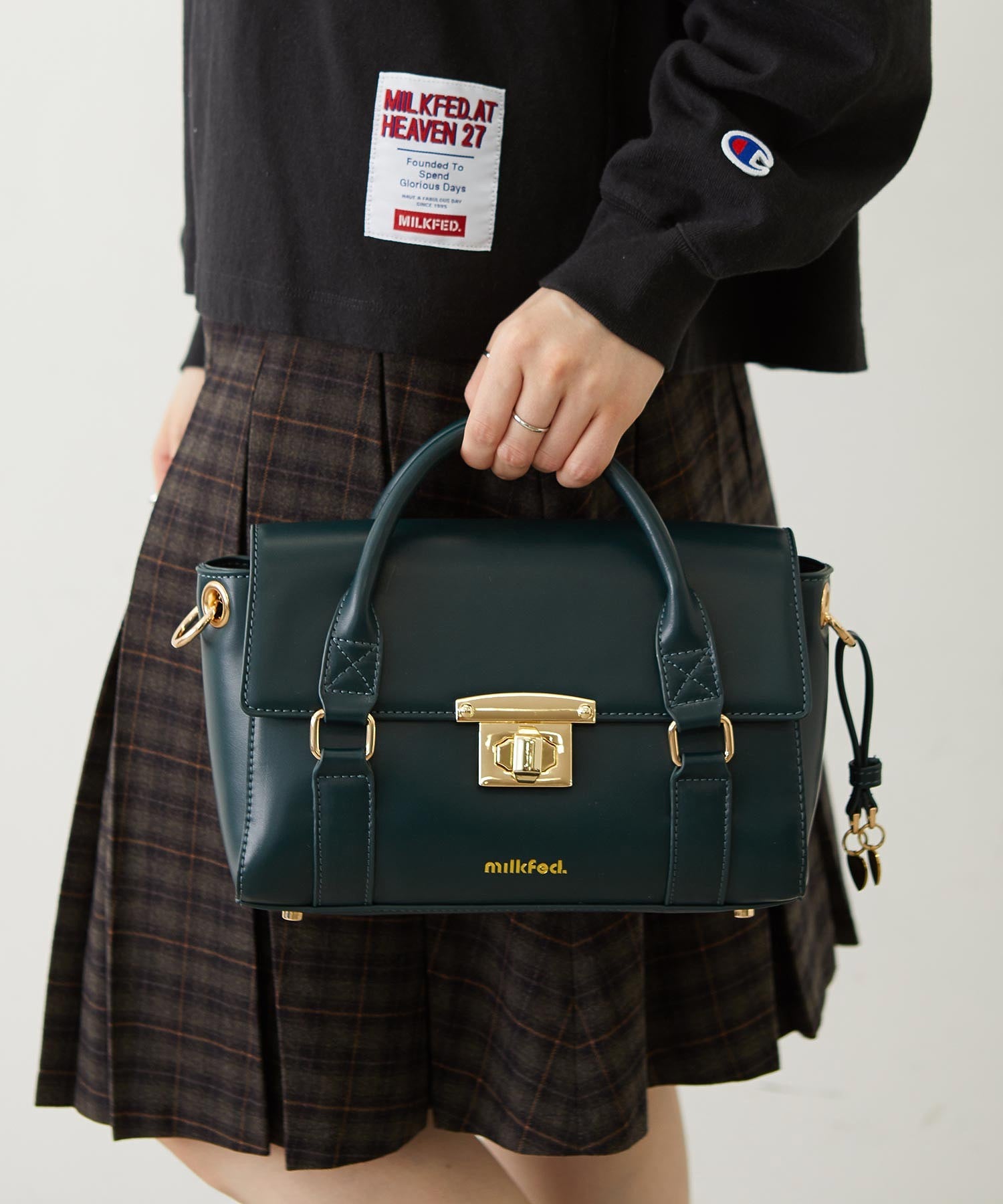 2WAY TOP HANDLE BAG