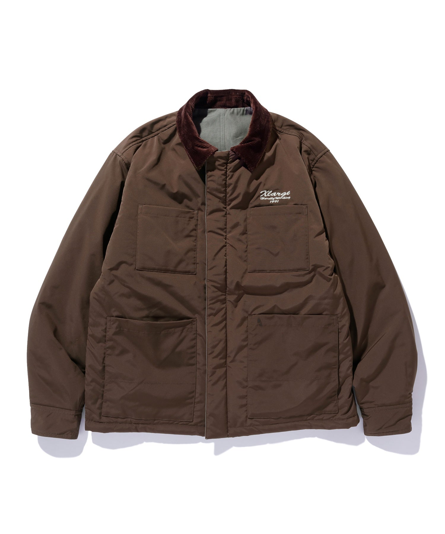 XLARGE ブラウン コーデュロイジャケット L xlarge2137_02.jpg