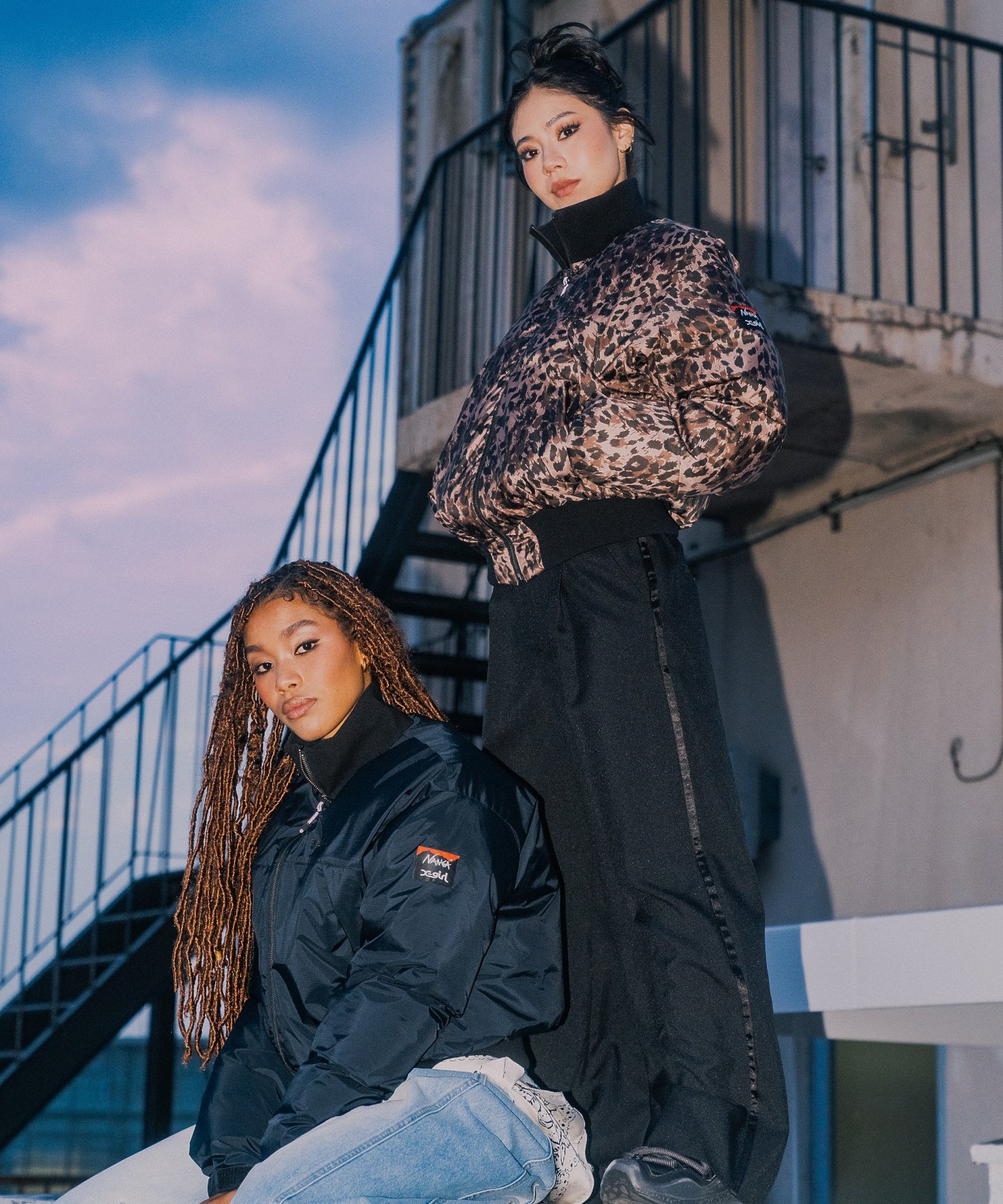 X-girl × NANGA PUFFER JACKET