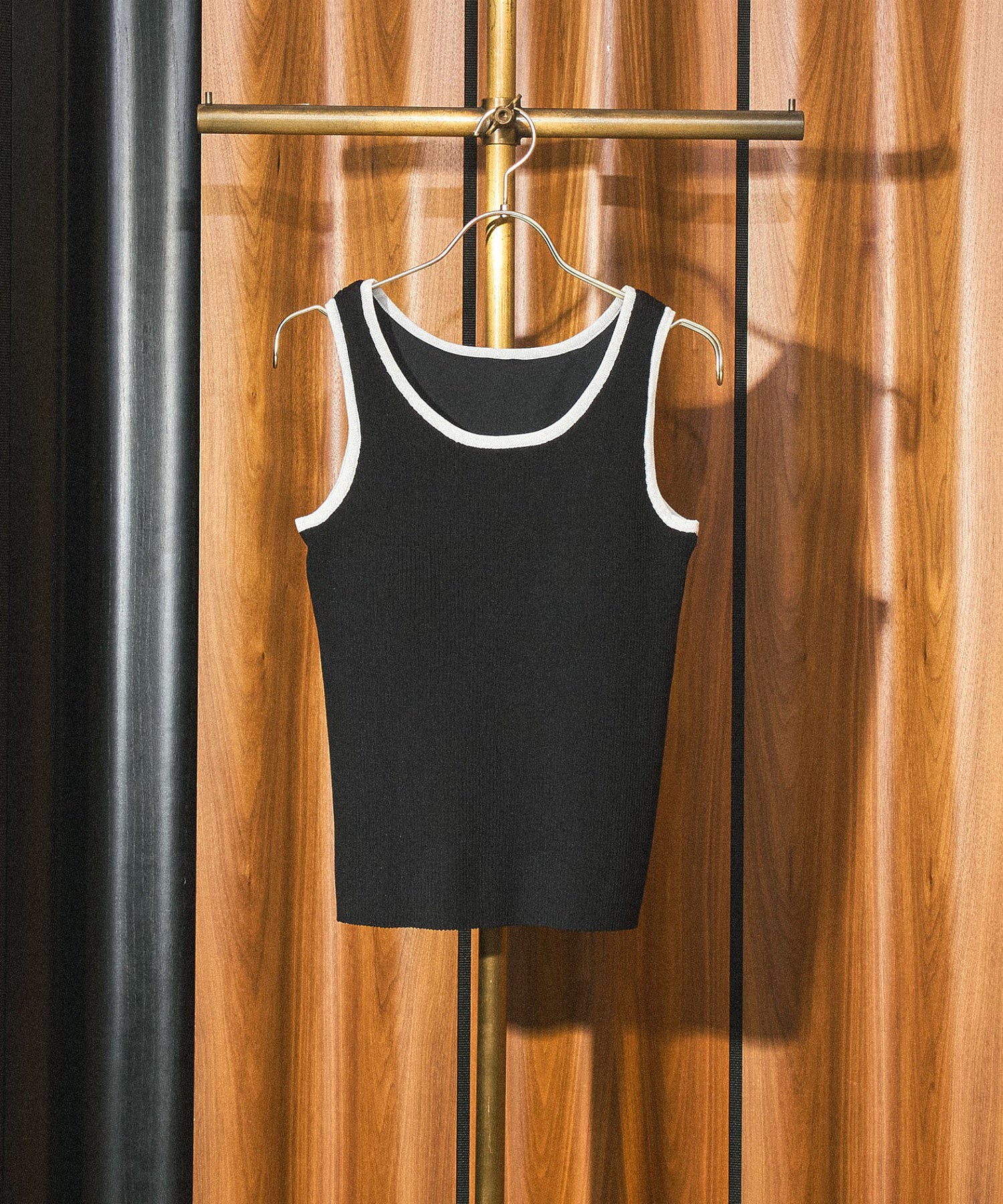 KNITTED RIB TANK TOP