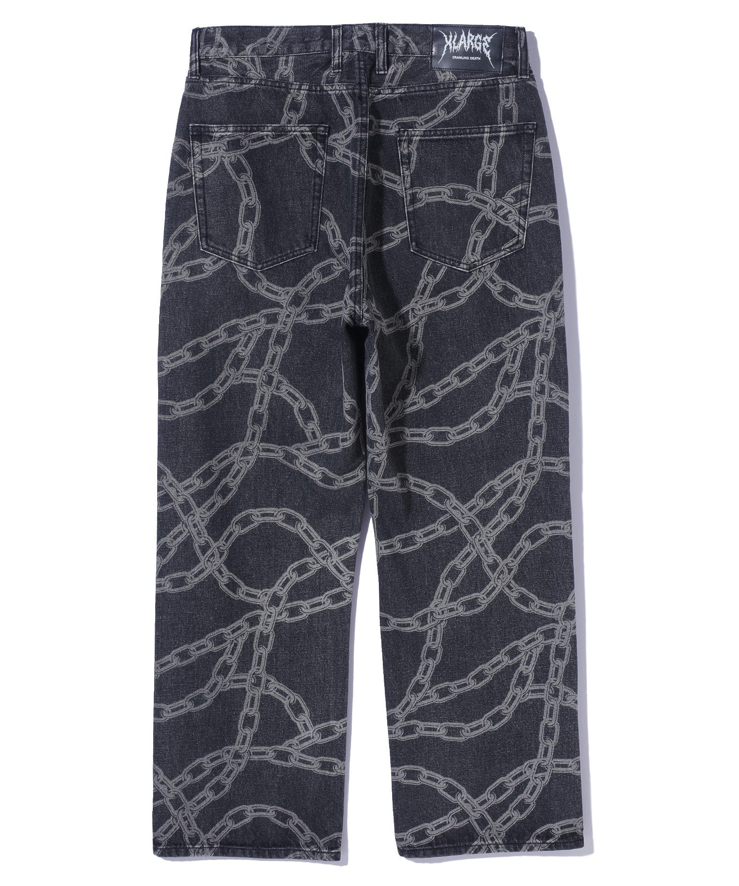 XLARGE×Crawling Death CHAIN DENIM PANTS – calif