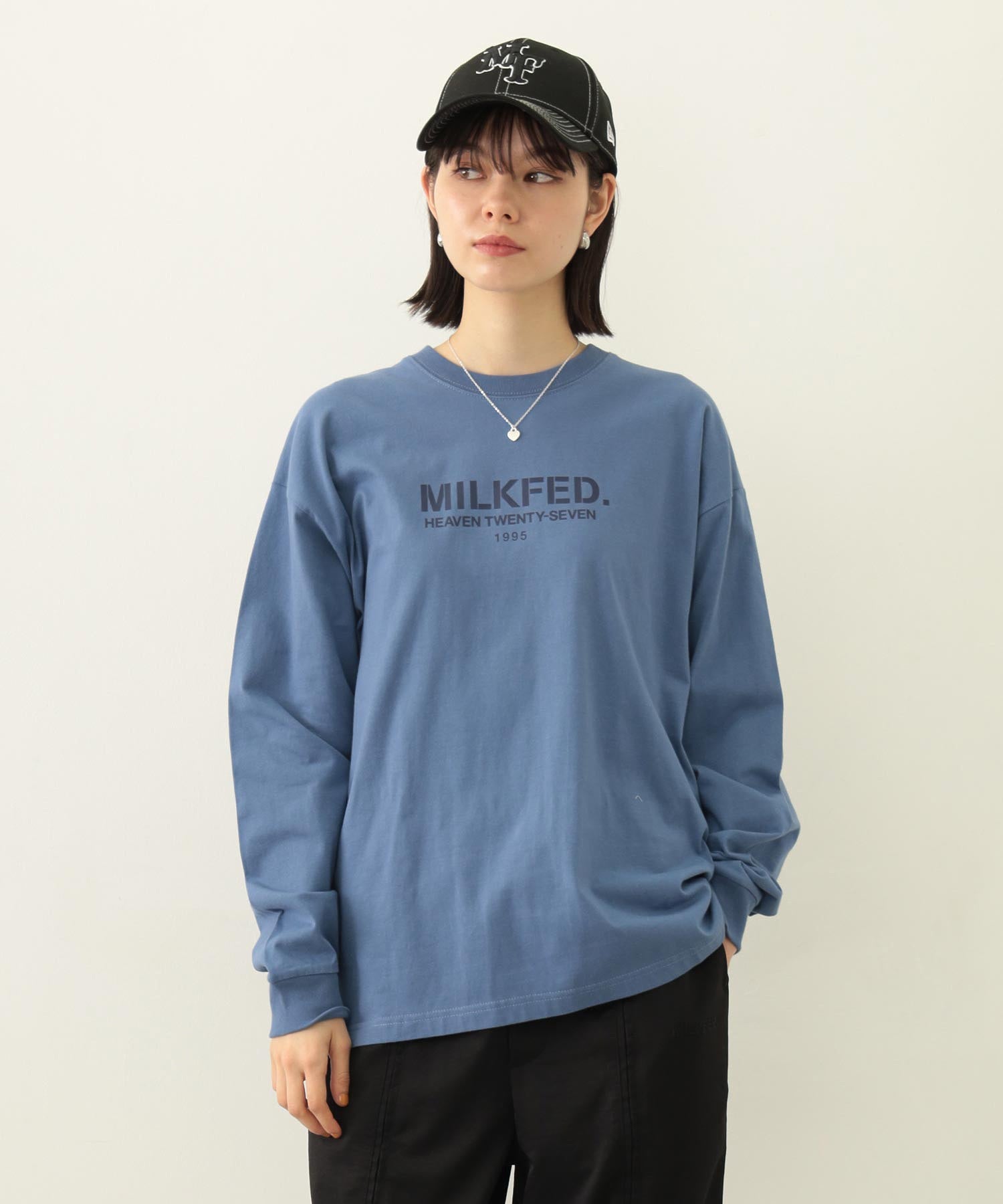 STENCIL LOGO WIDE L/S TEE