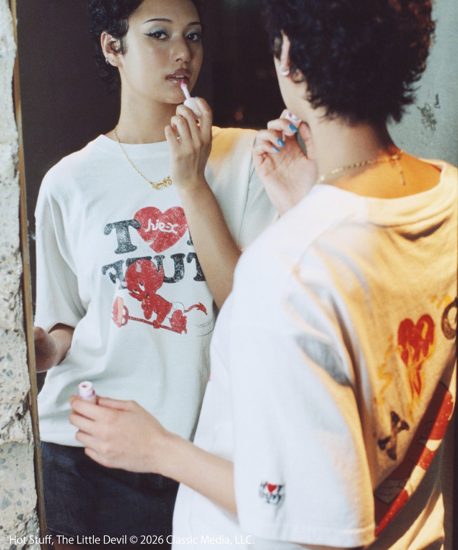 X-girl | HOT STUFF FADED S/S TEE