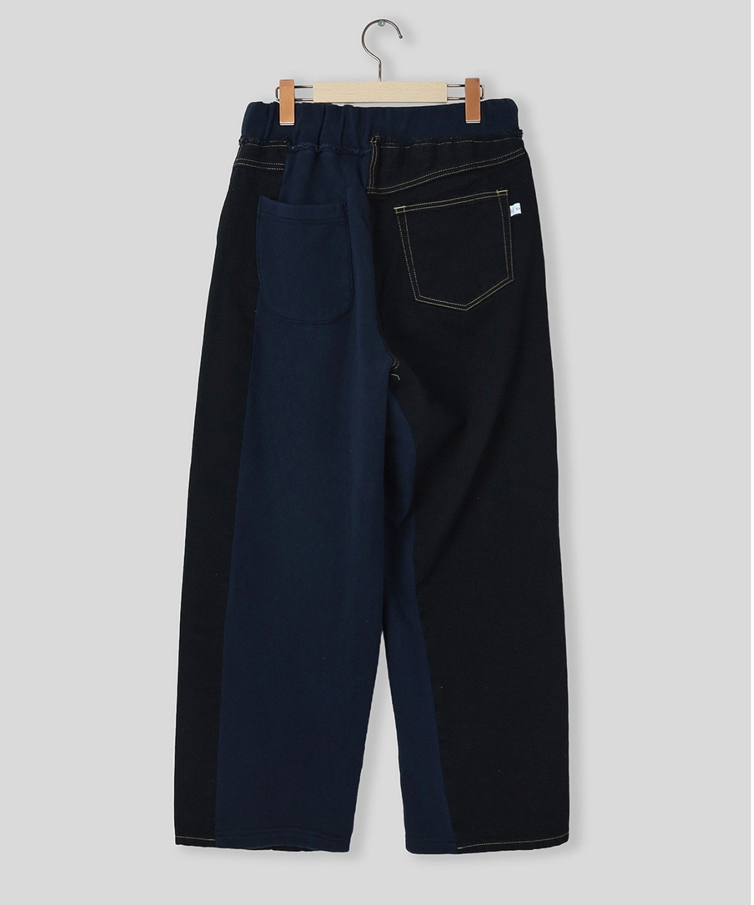 FACETASM/ファセッタズム/DENIM MERGING SWT PANTS MYK-PT-08