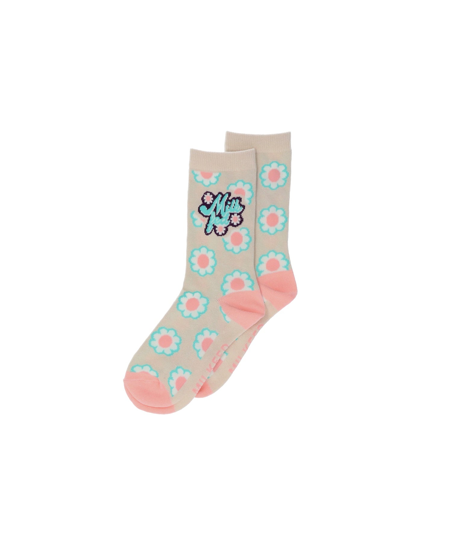 FLOWER LOGO JACQUARD SOCKS