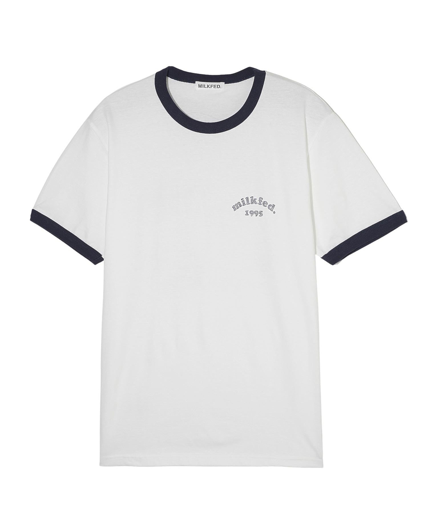 MILKFED. x PEANUTS RINGER S/S TEE