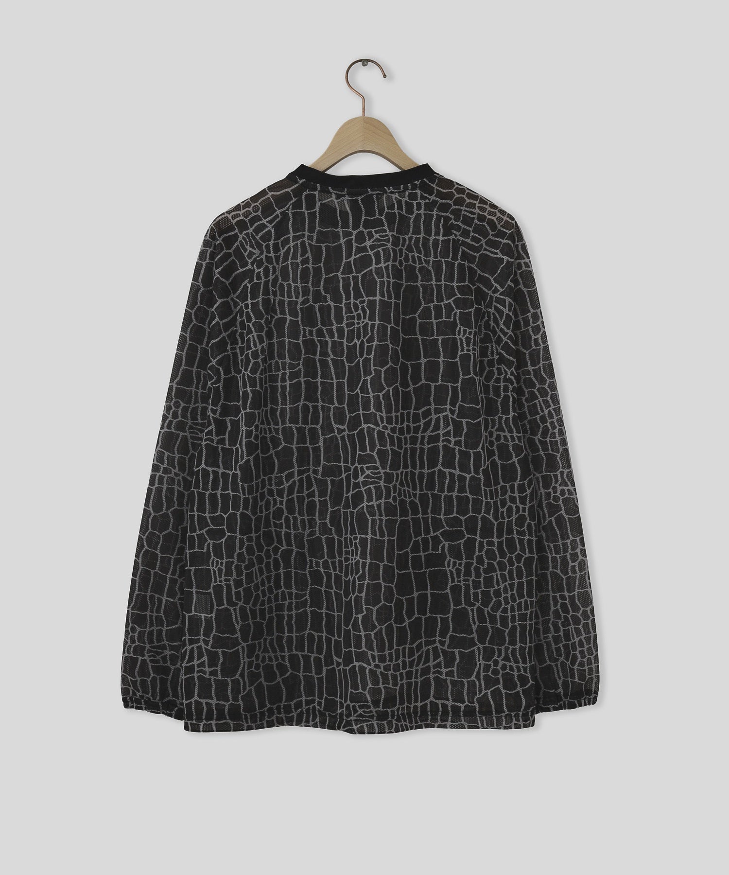 WILDTHINGS/ワイルドシングス/PRINT MESH L/S TEE WT26048SN