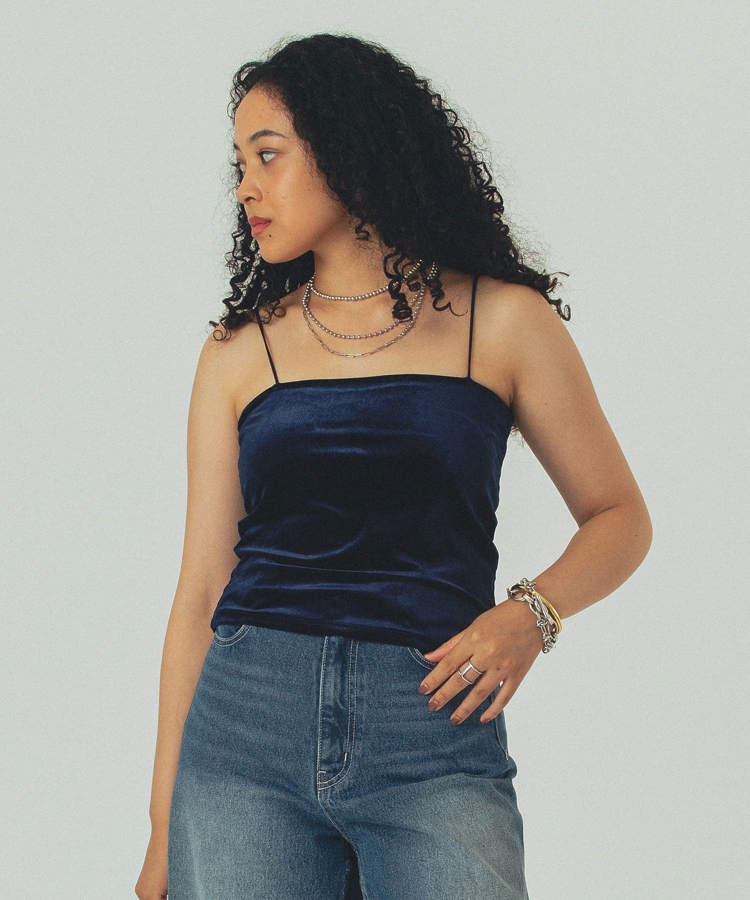 VELOUR CUP CAMISOLE