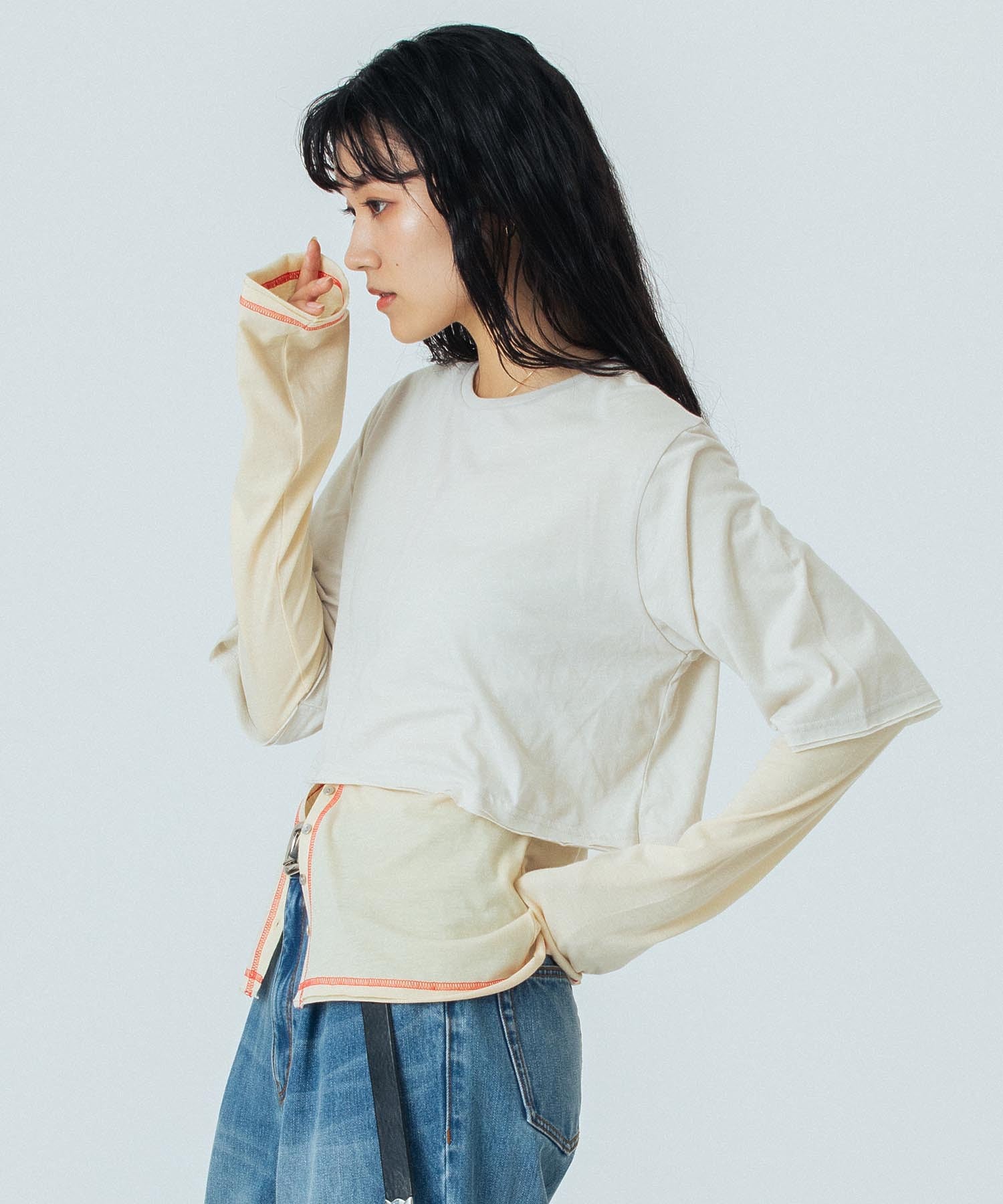 model:167cm 着用サイズ:ONE SIZE