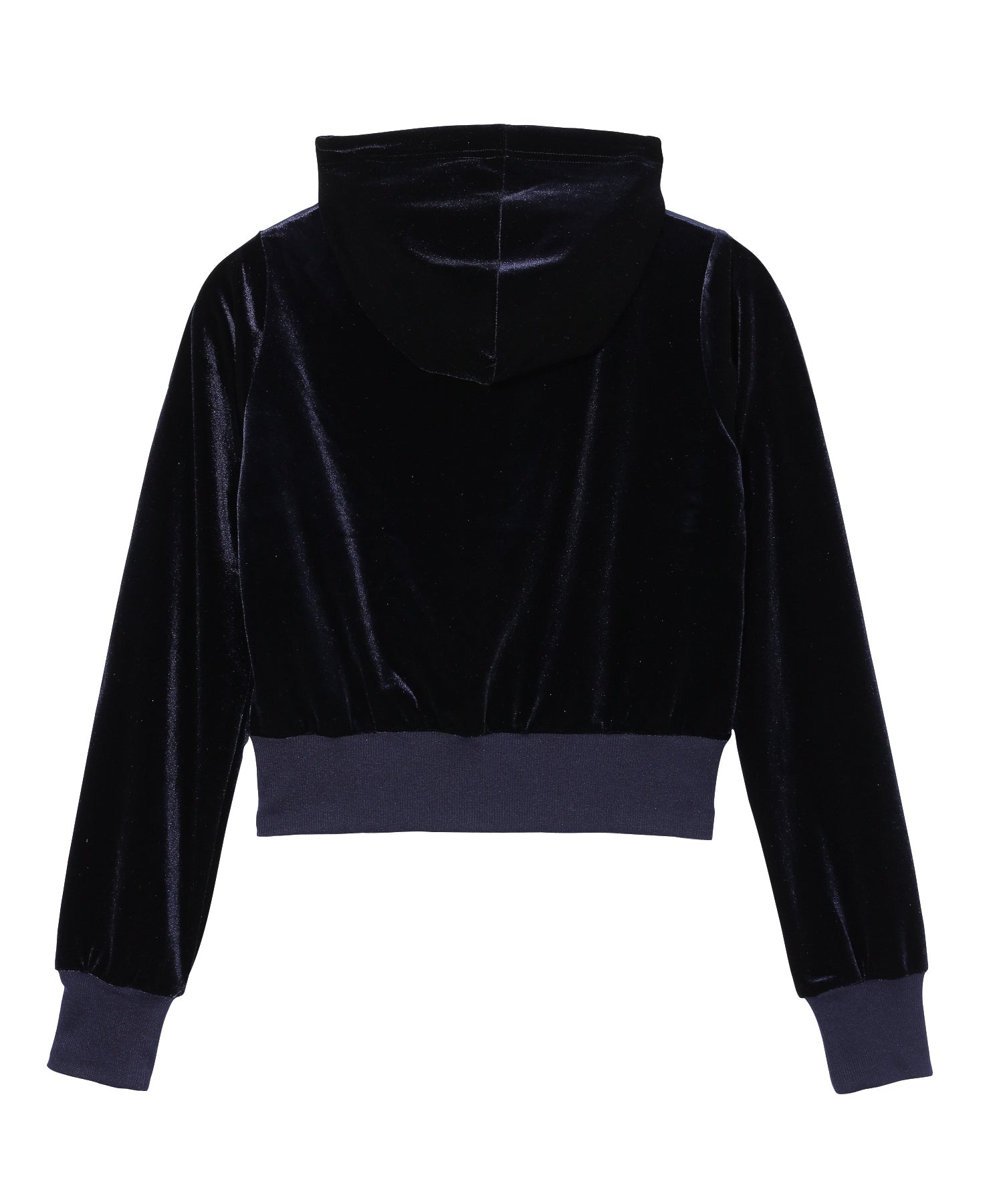 VELOUR ZIP UP HOODIE
