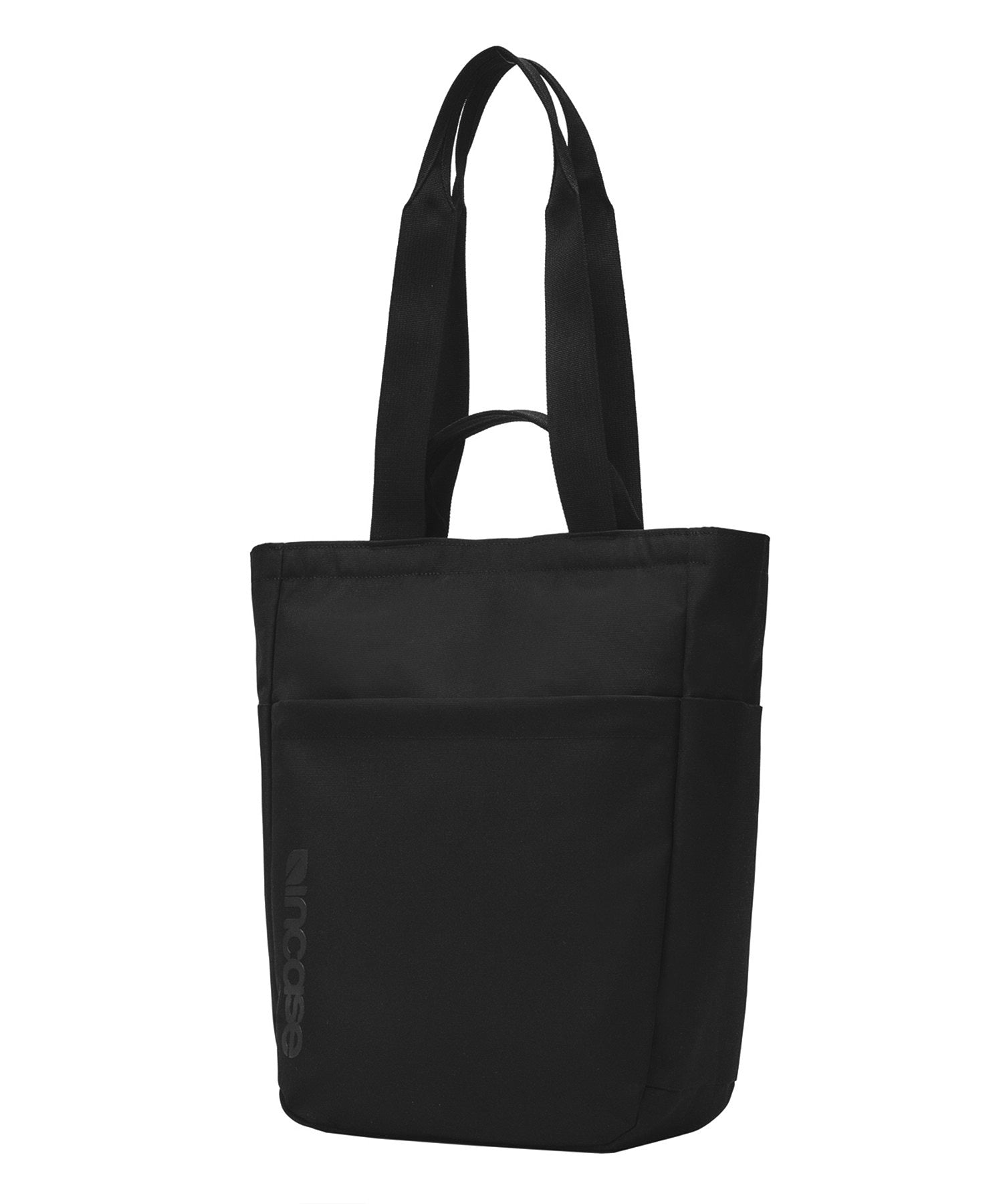 Grid 2-Way Tote Bag - Black