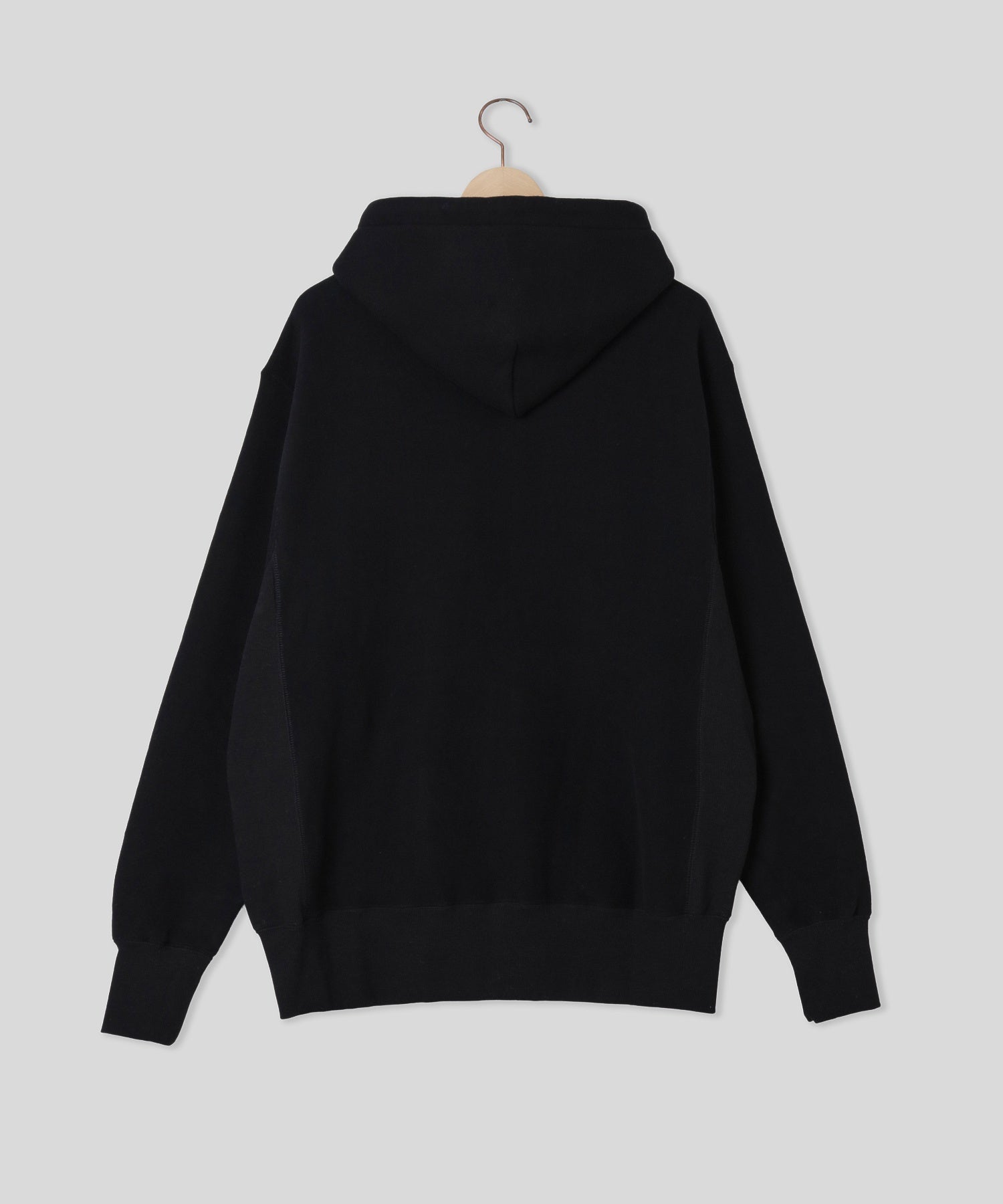 VROOM/ヴィルーム/L/S ZIPHOODIE VLR112976ZIPRF8 BLK