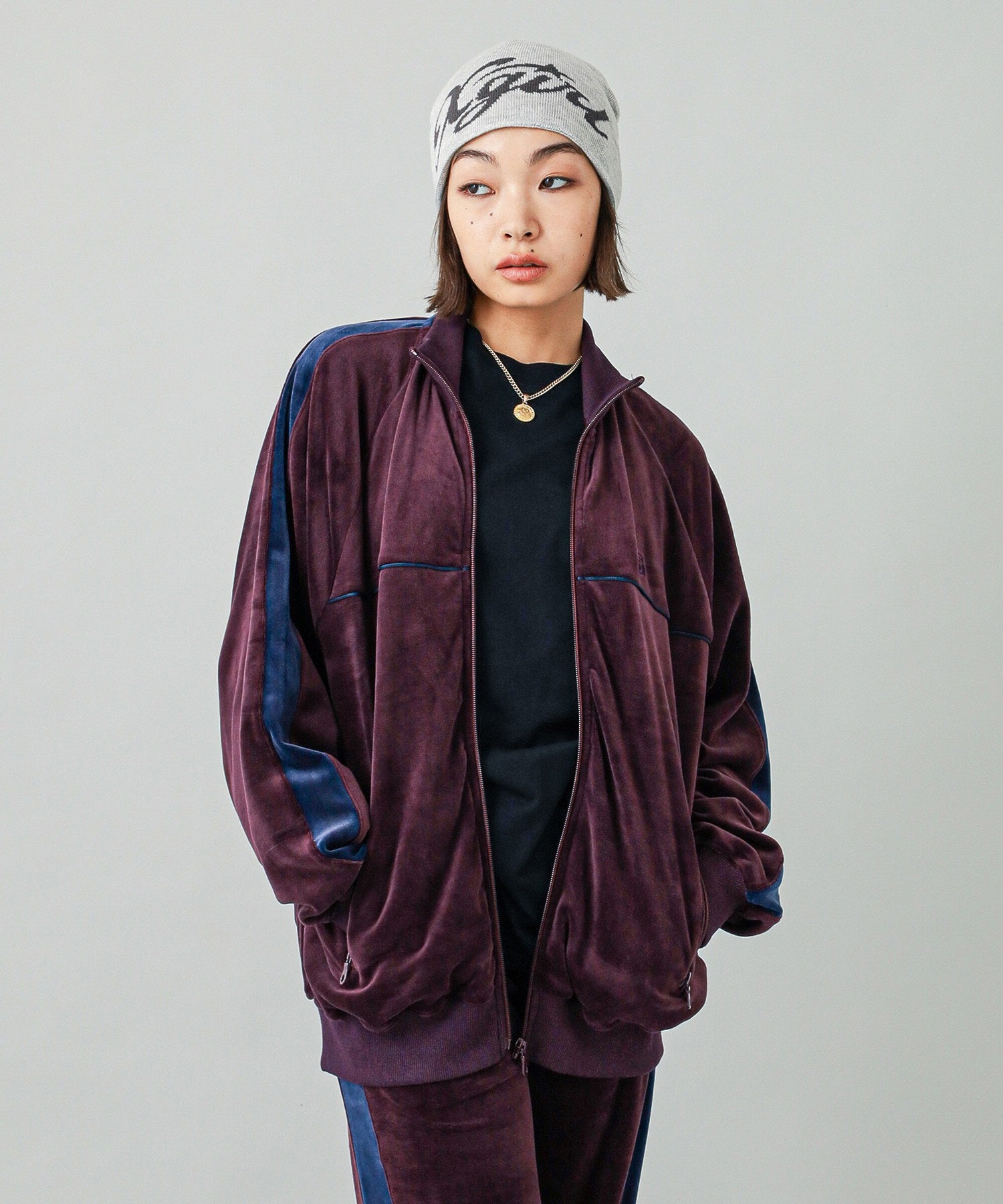 VELOUR TRACK JACKET