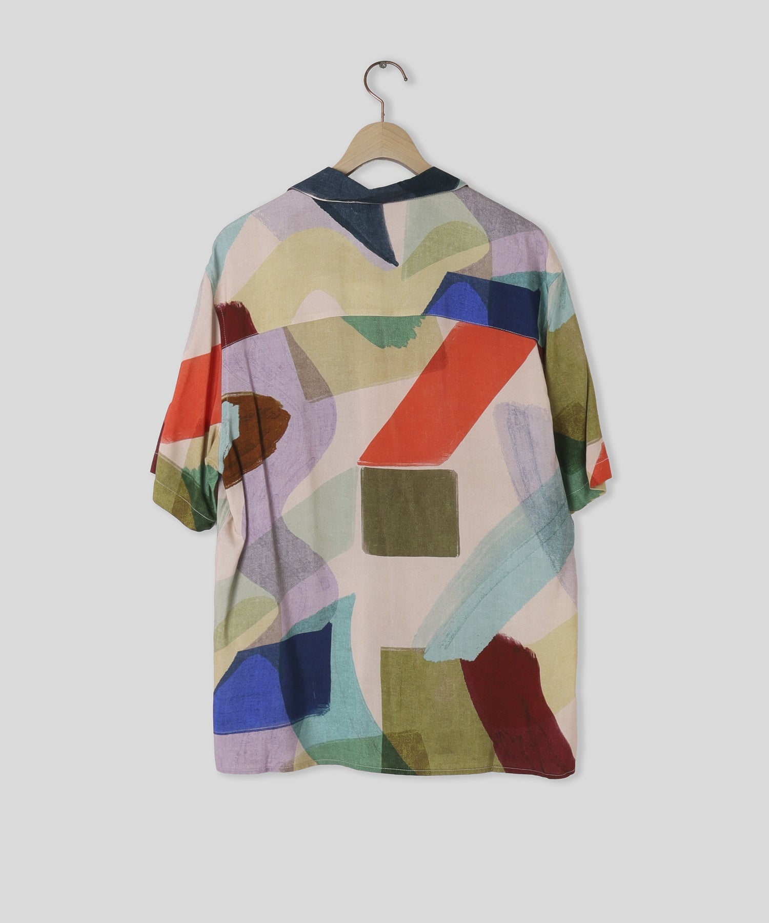 WAX LONDON/ワックスロンドン/DIDCOT SS SHIRT PAINTED SHAPES MLT