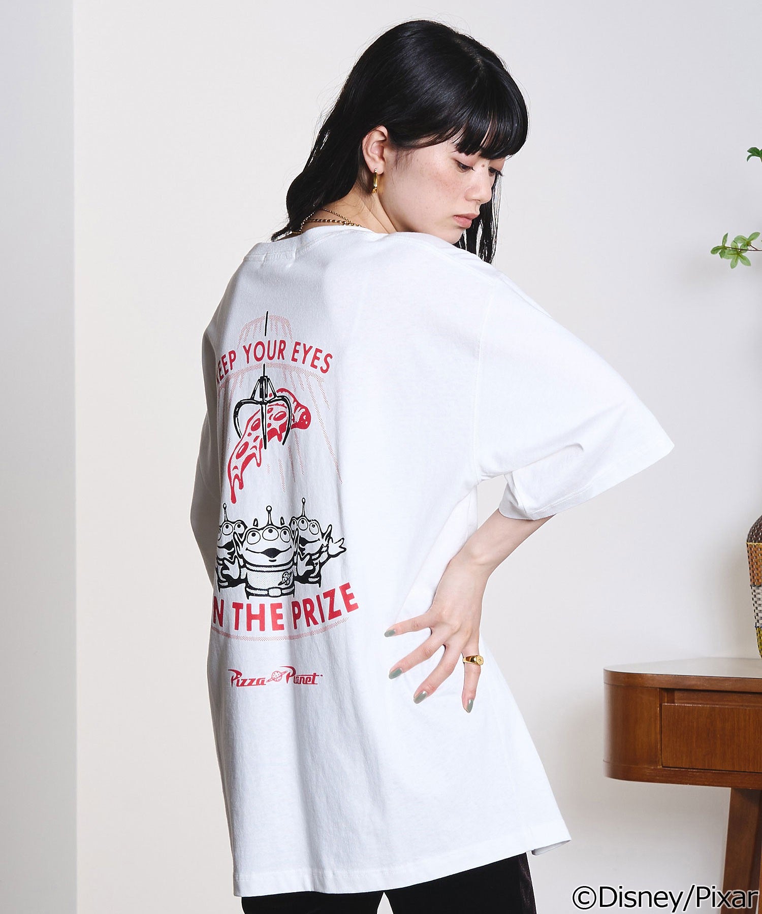 model:163cm 着用サイズ:L