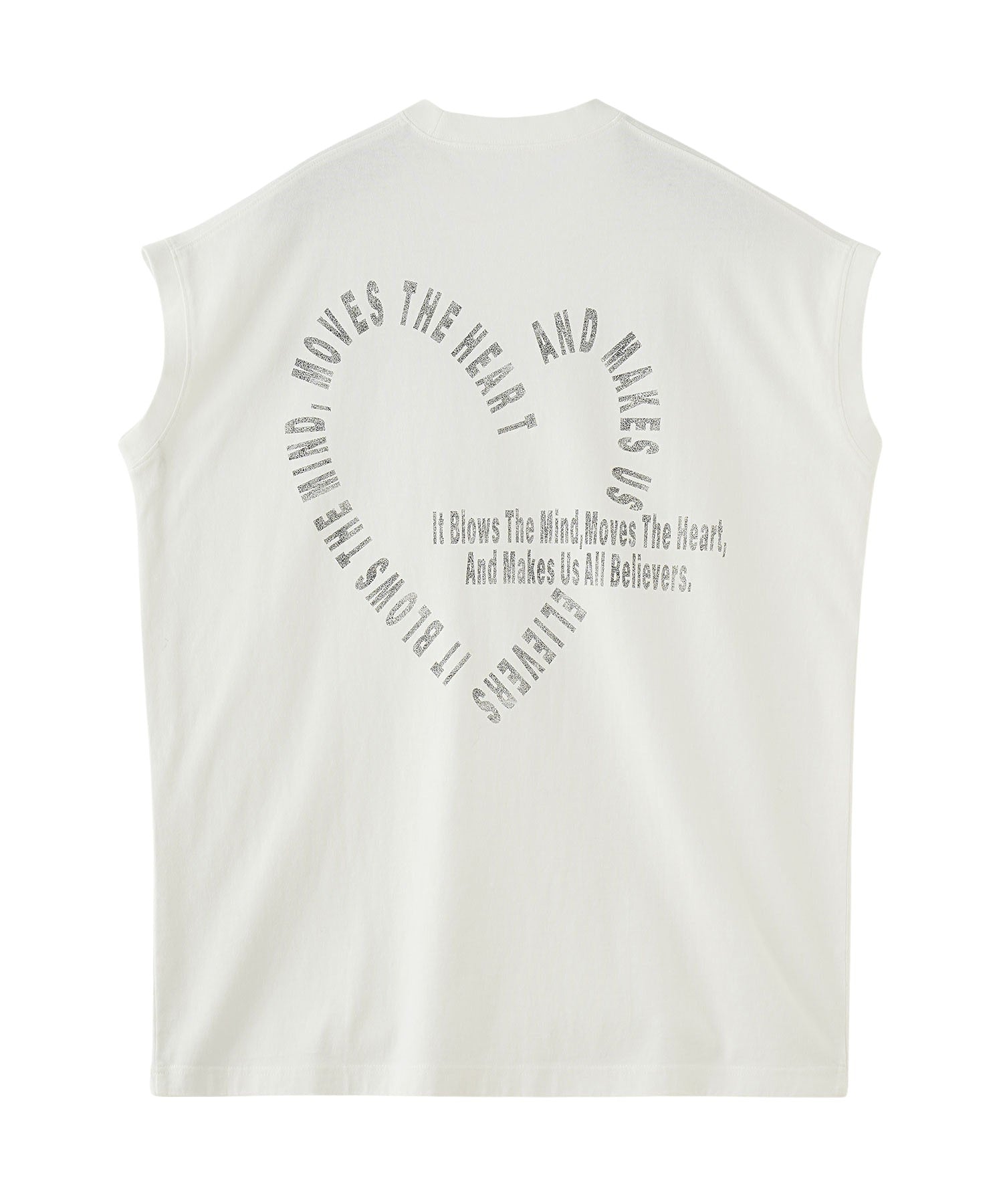 【WEB・一部店舗限定】SLEEVELESS HEART TEE