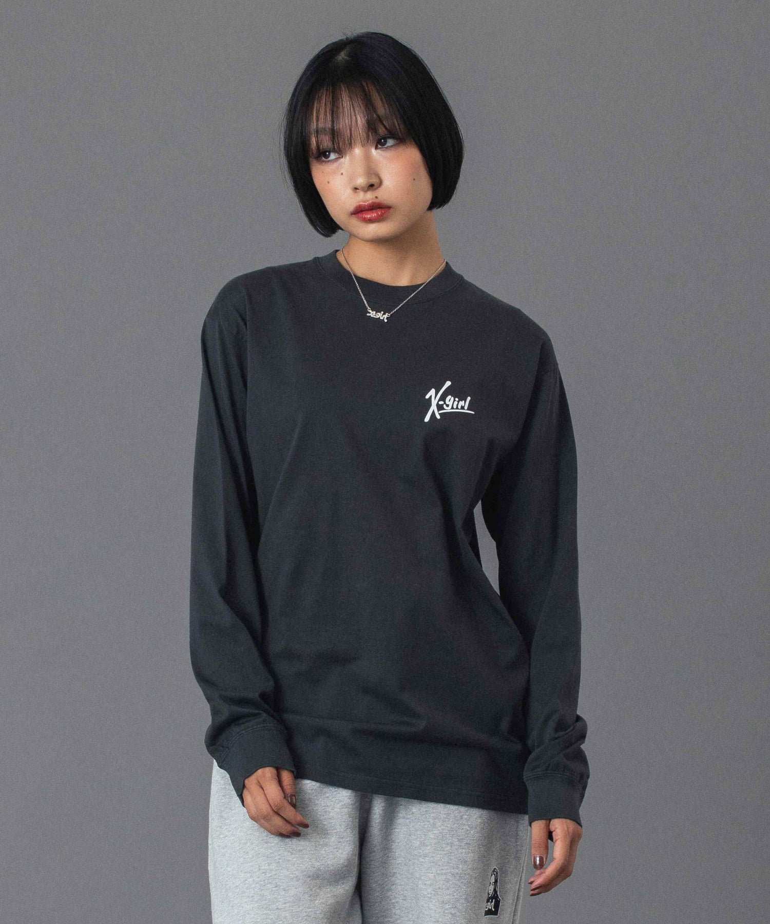 HANDWRITTEN LOGO L/S TEE