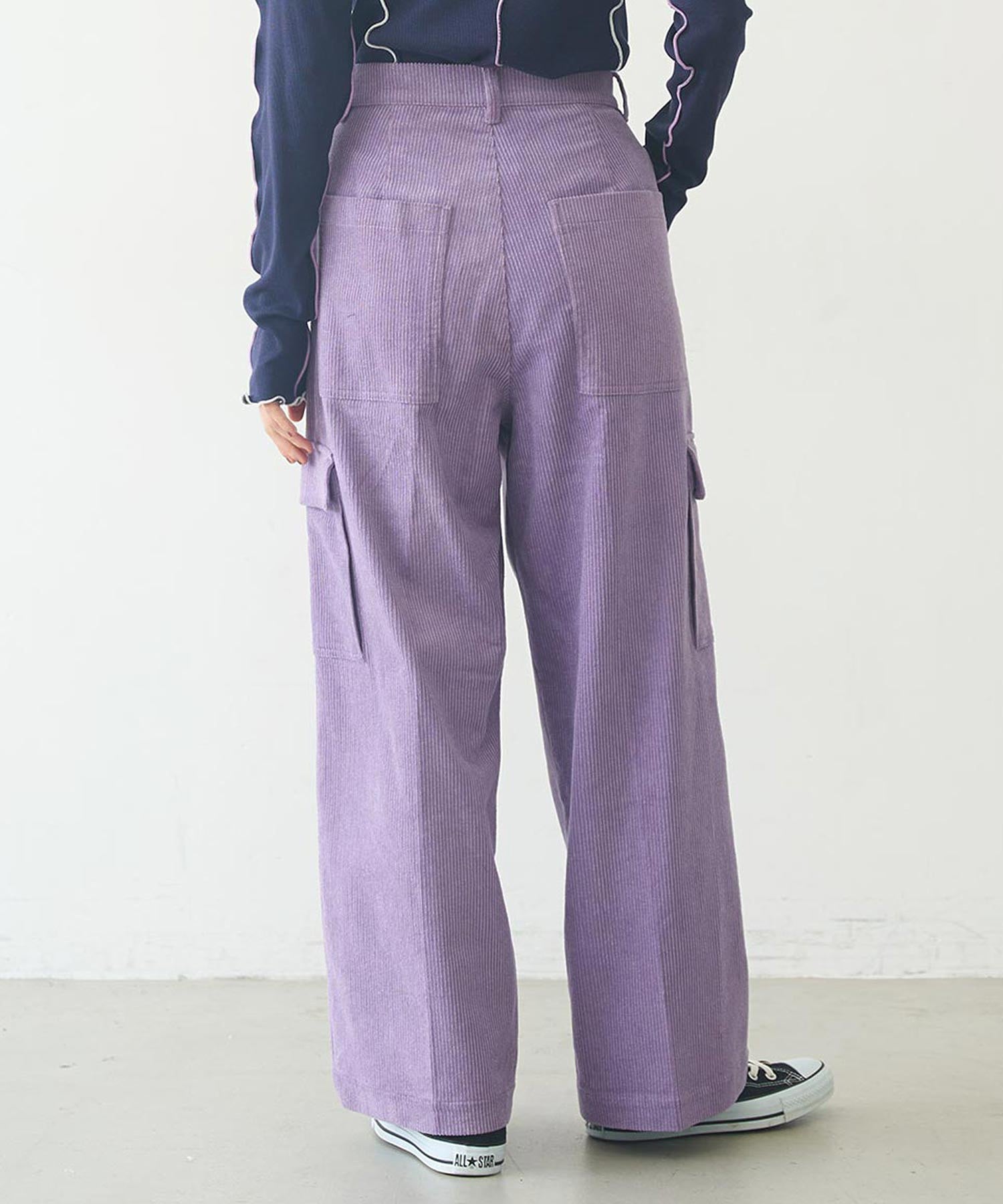 CORDUROY CARGO PANTS