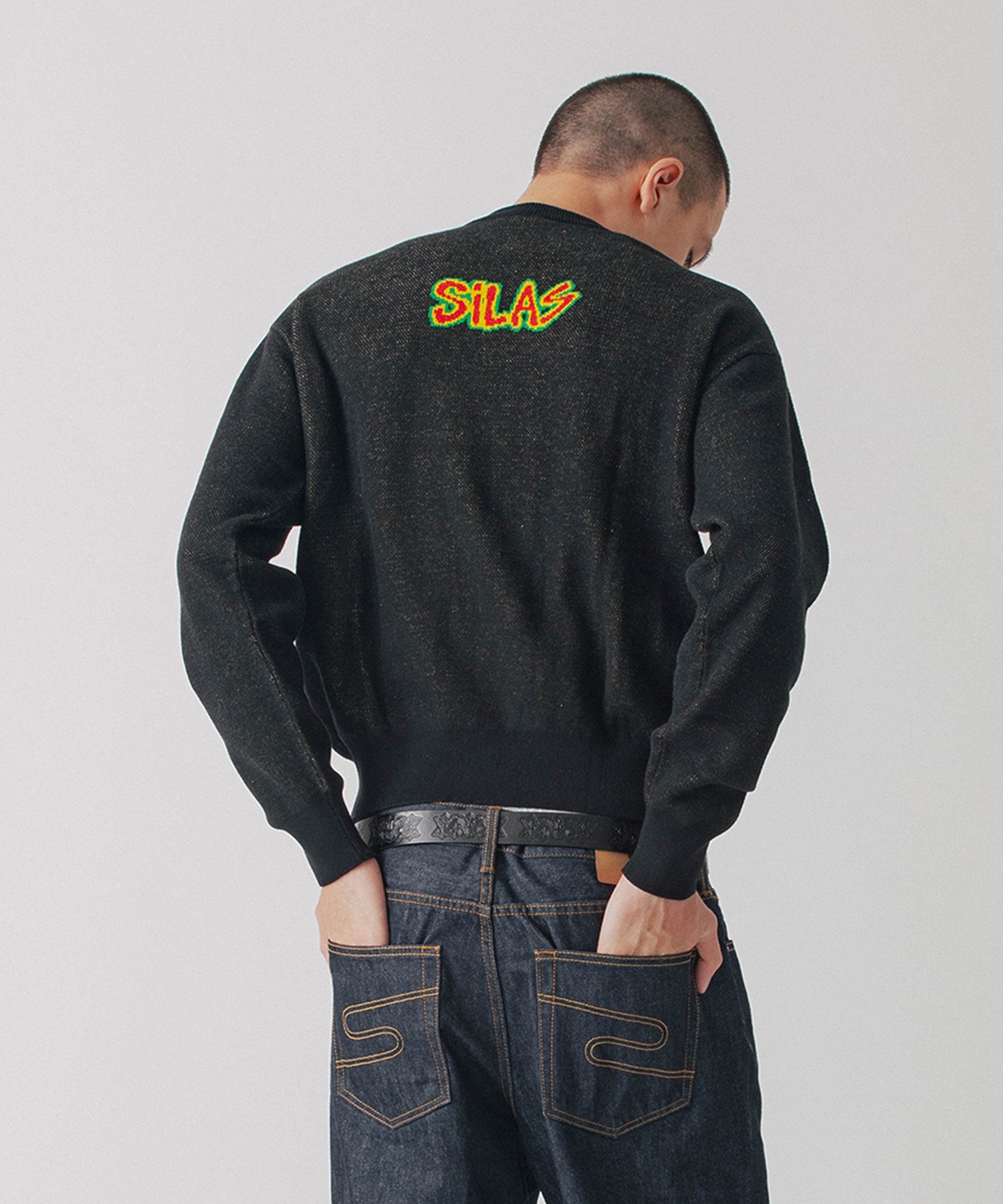 SILAS×BAD BRAINS DOUBLE JACQUARD SWEATER