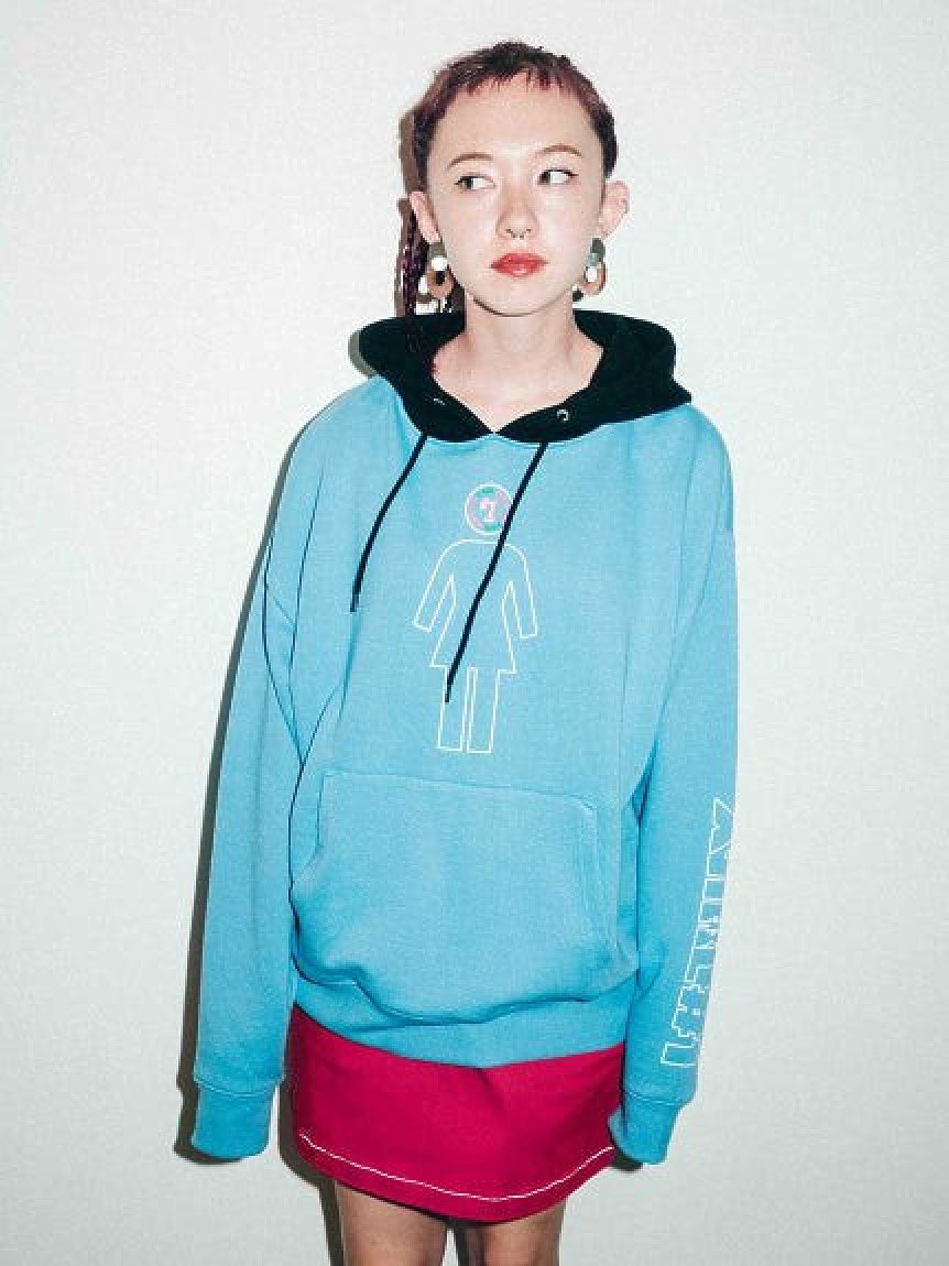 #1 X-girl x GIRL SKATEBOARDS SWEAT HOODIE